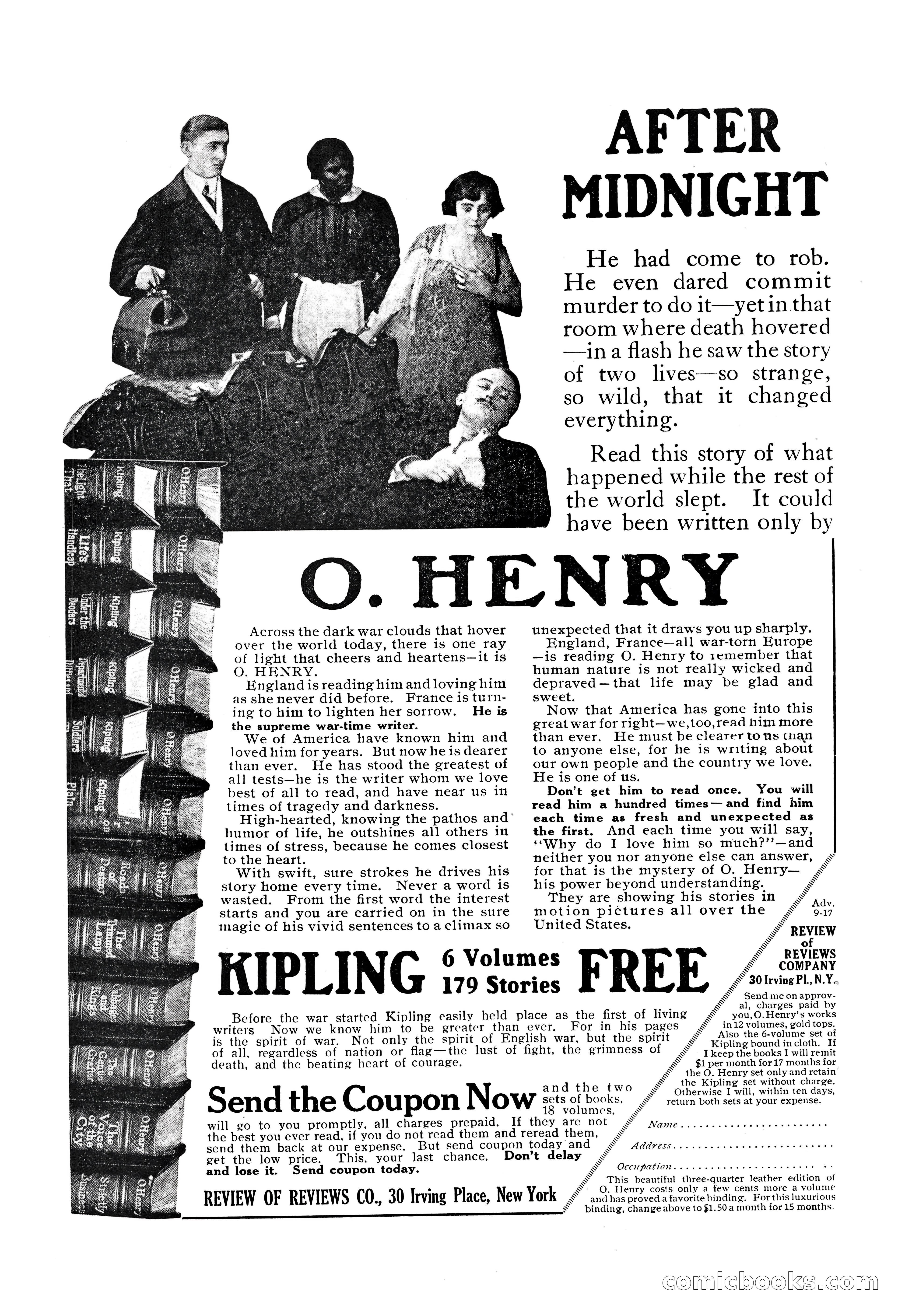 Adventure Magazine, Mid-September 1917 — page 195 of 196