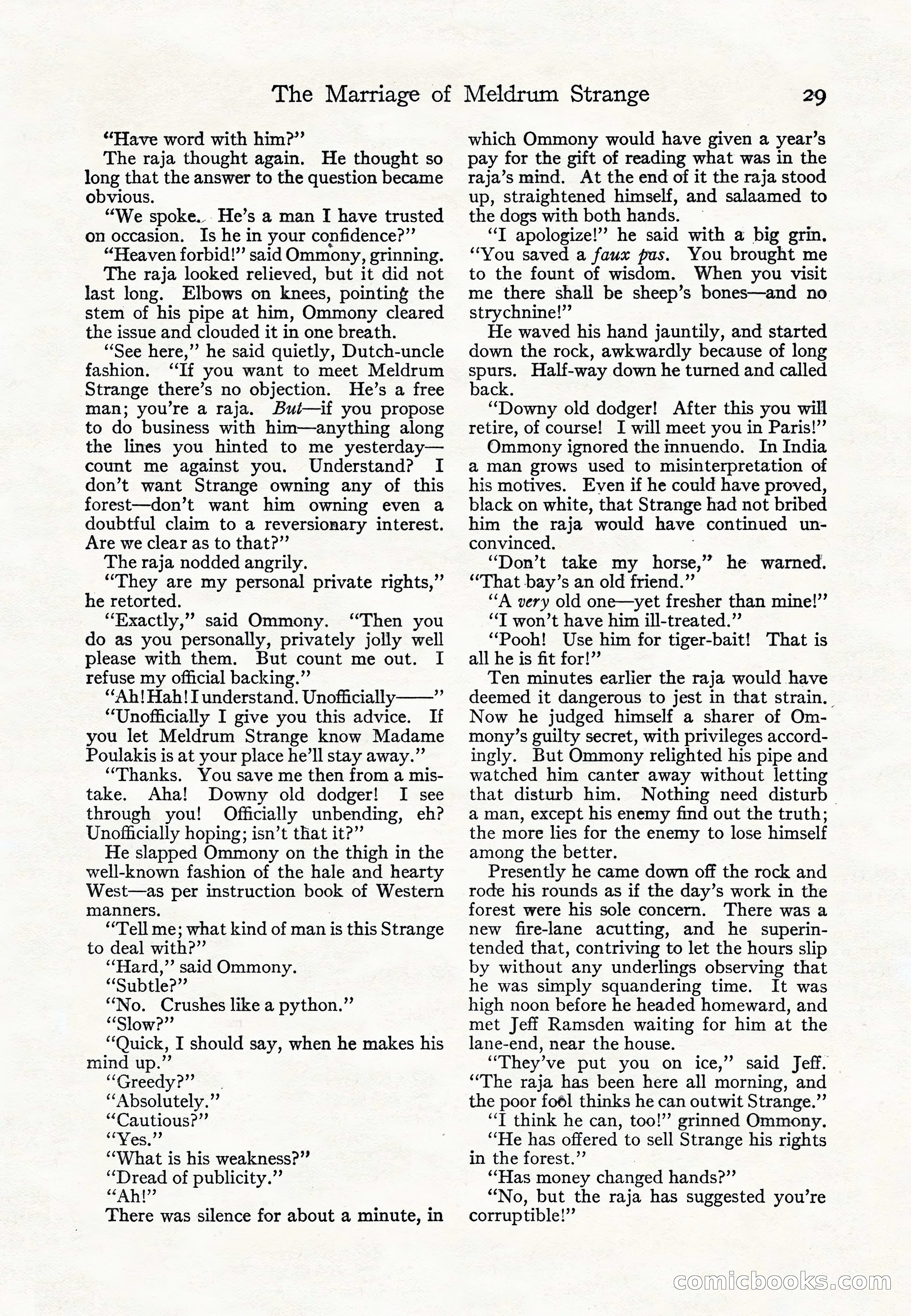 Adventure Magazine Cover — page 31: Pulp Fiction, 1923