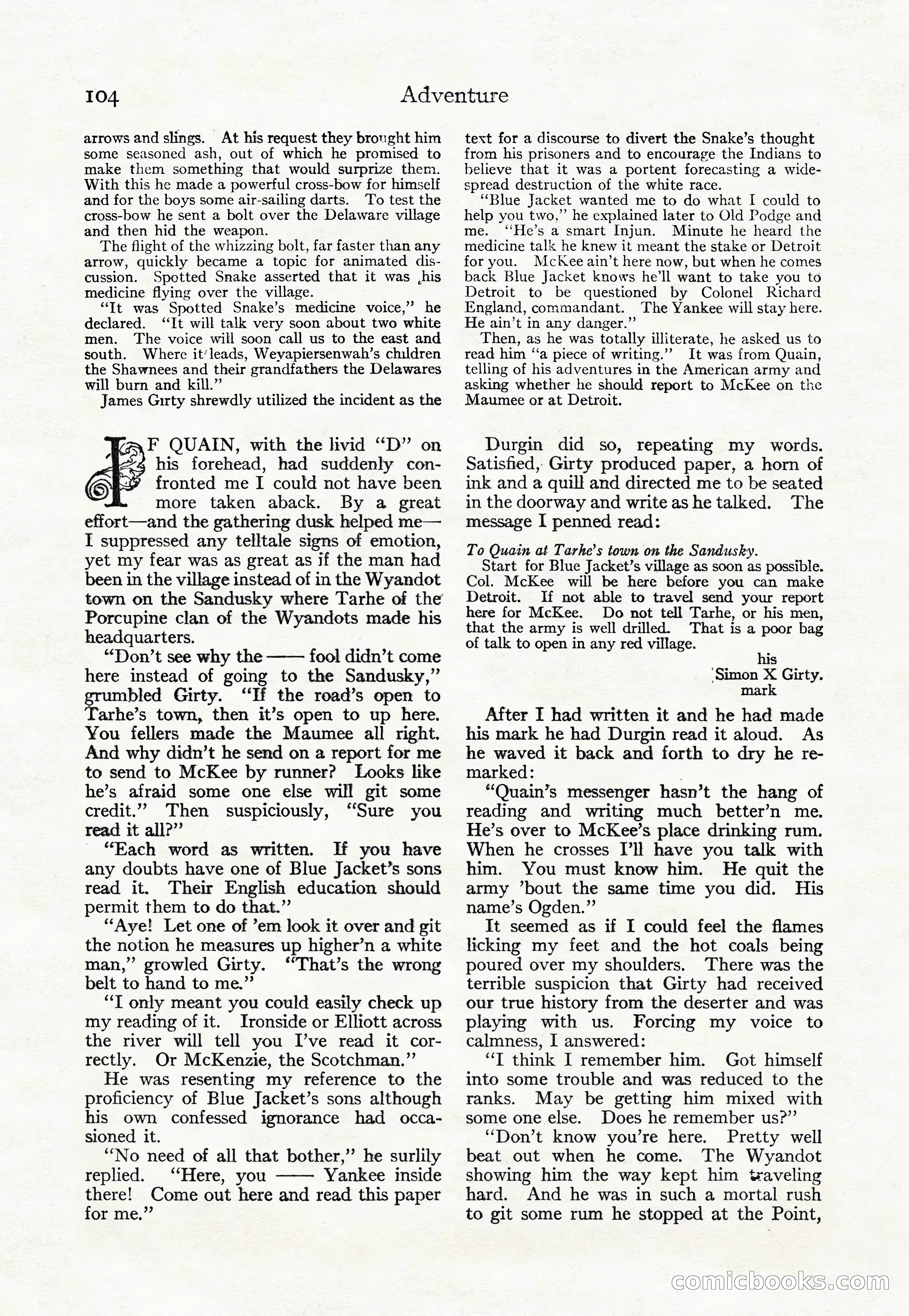 Adventure Magazine Cover — page 110 of 200
