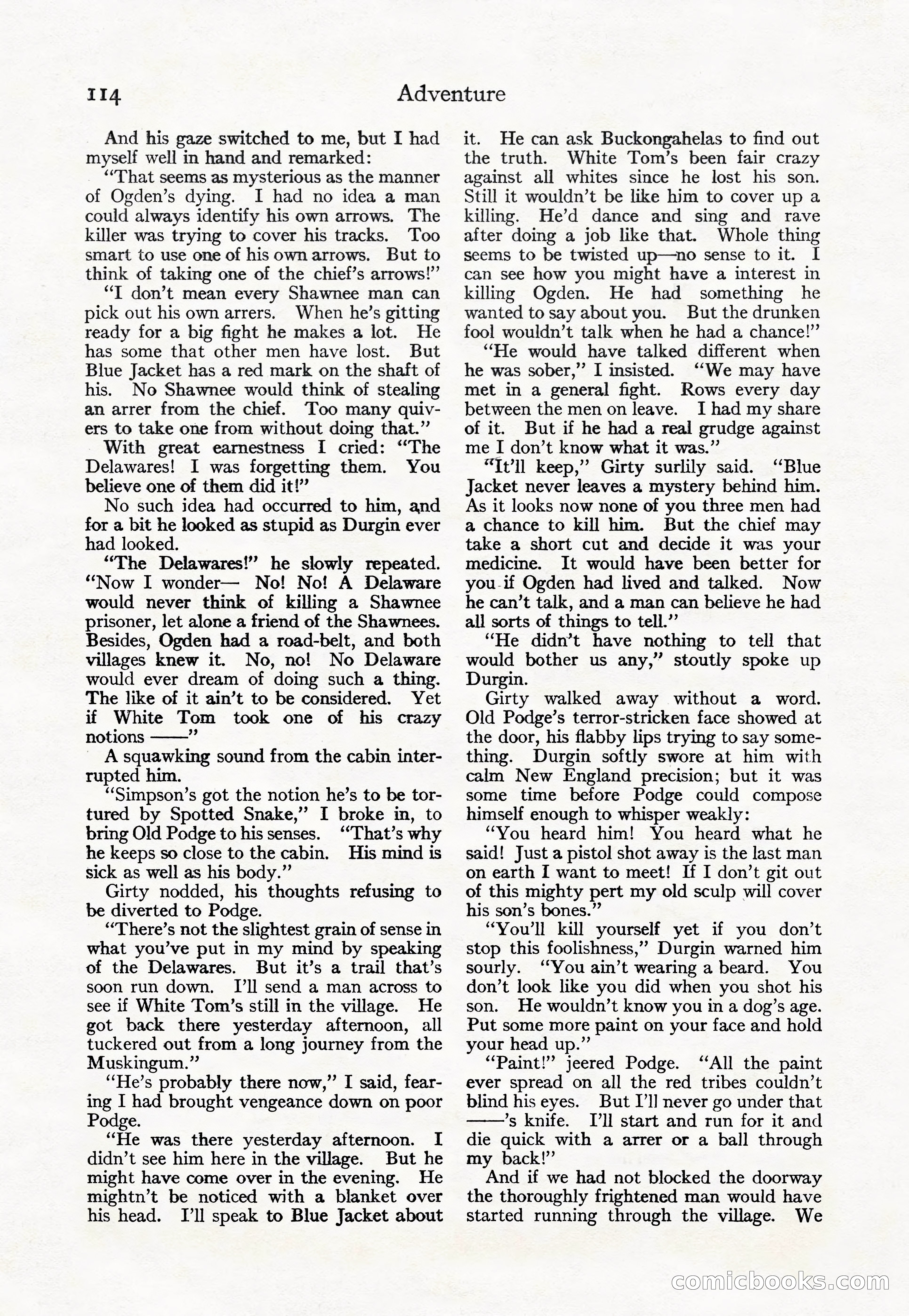Adventure Magazine Cover — page 120 of 200