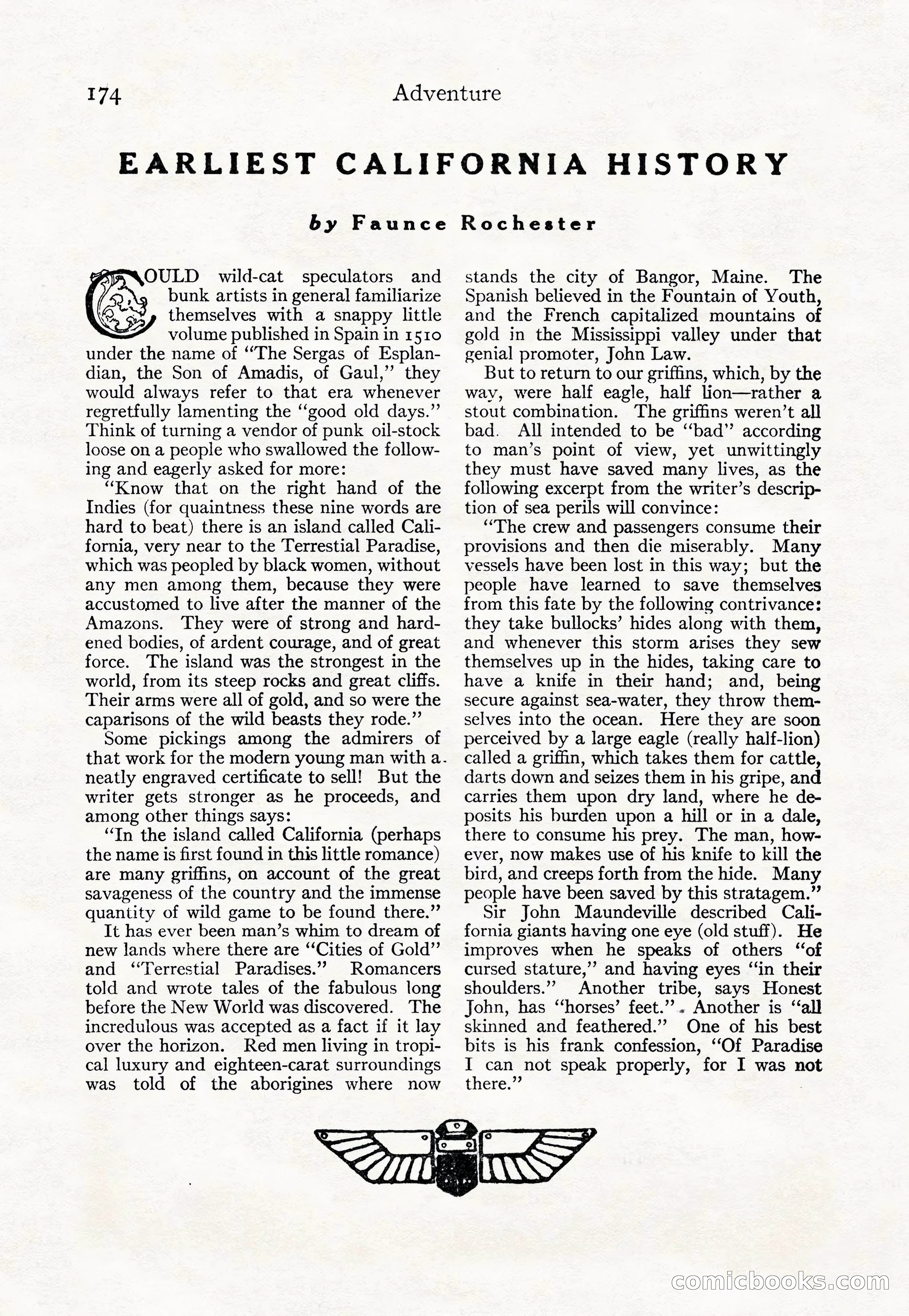 Adventure Magazine Cover — page 180 of 200