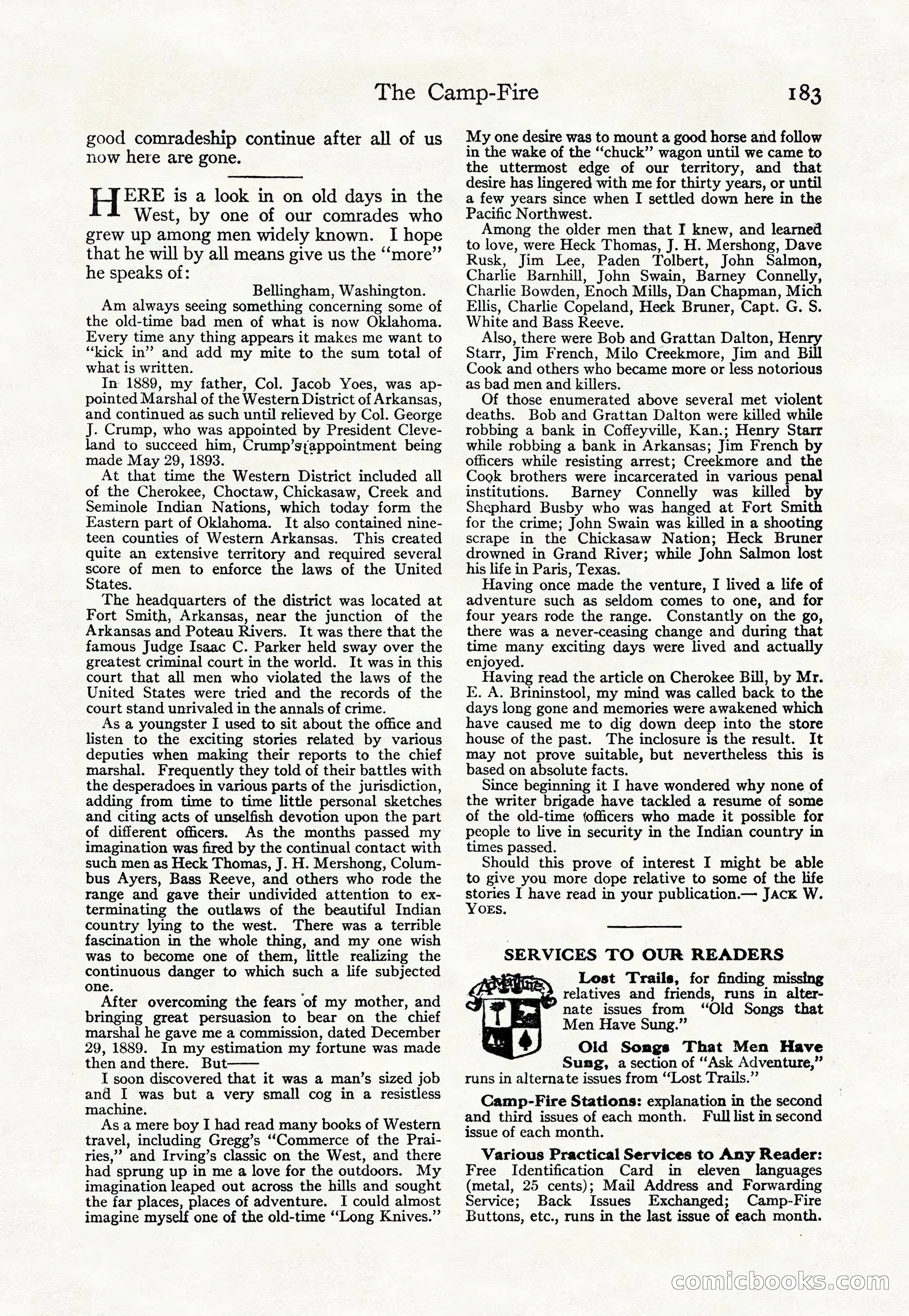 Adventure Magazine Cover — page 189 of 200