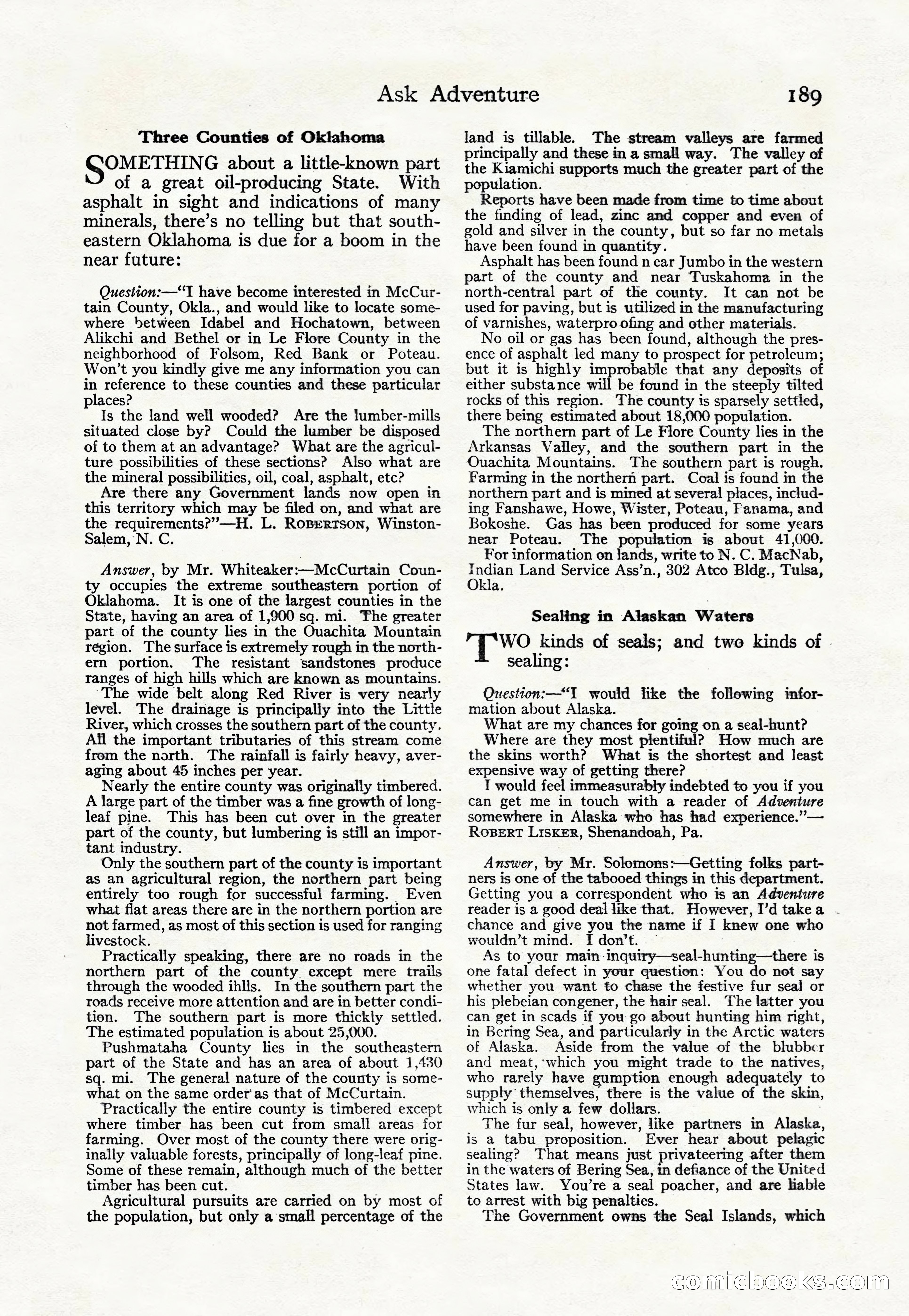 Adventure Magazine Cover — page 195 of 200