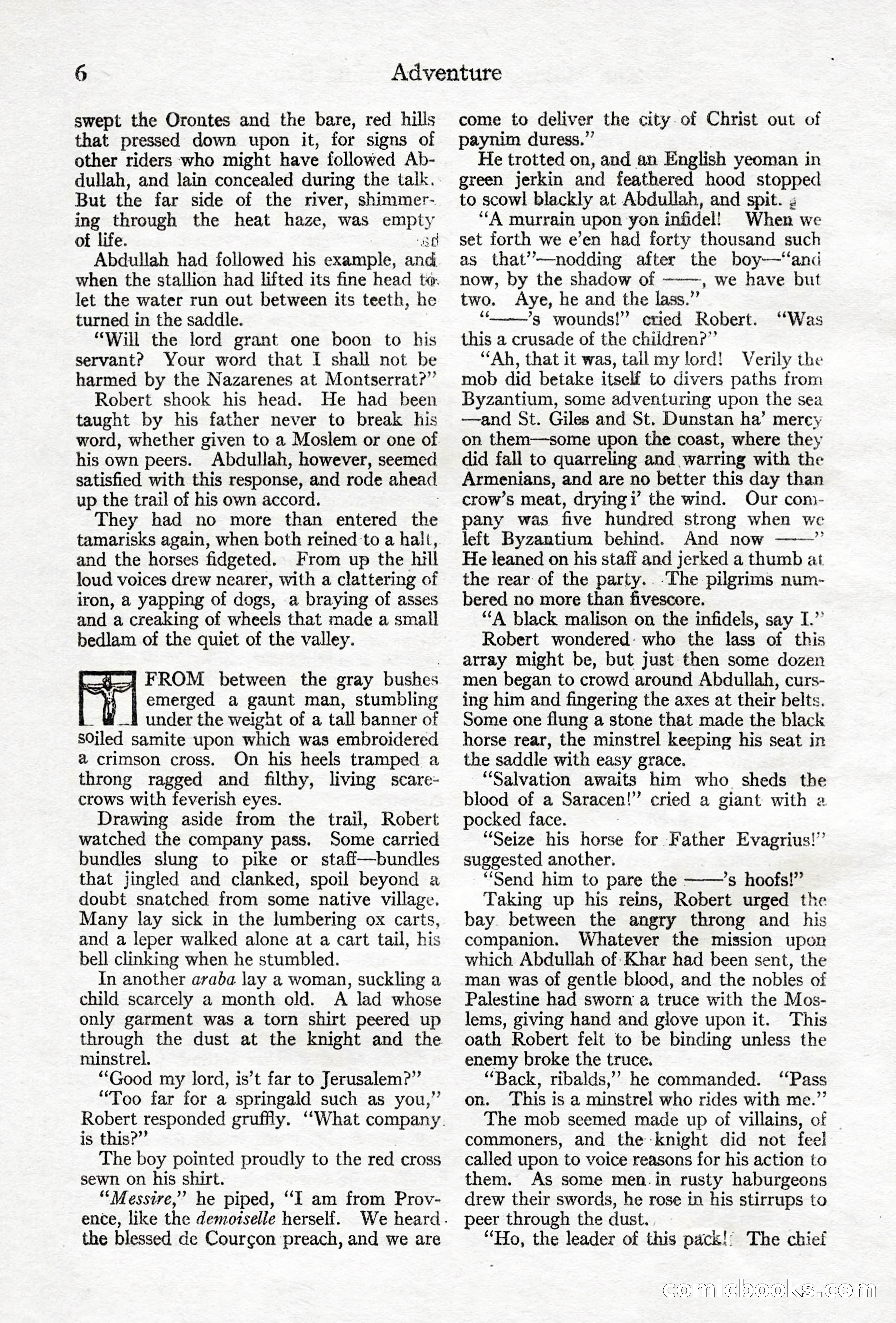 Adventure Magazine, April 10, 1924 — page 8 of 196