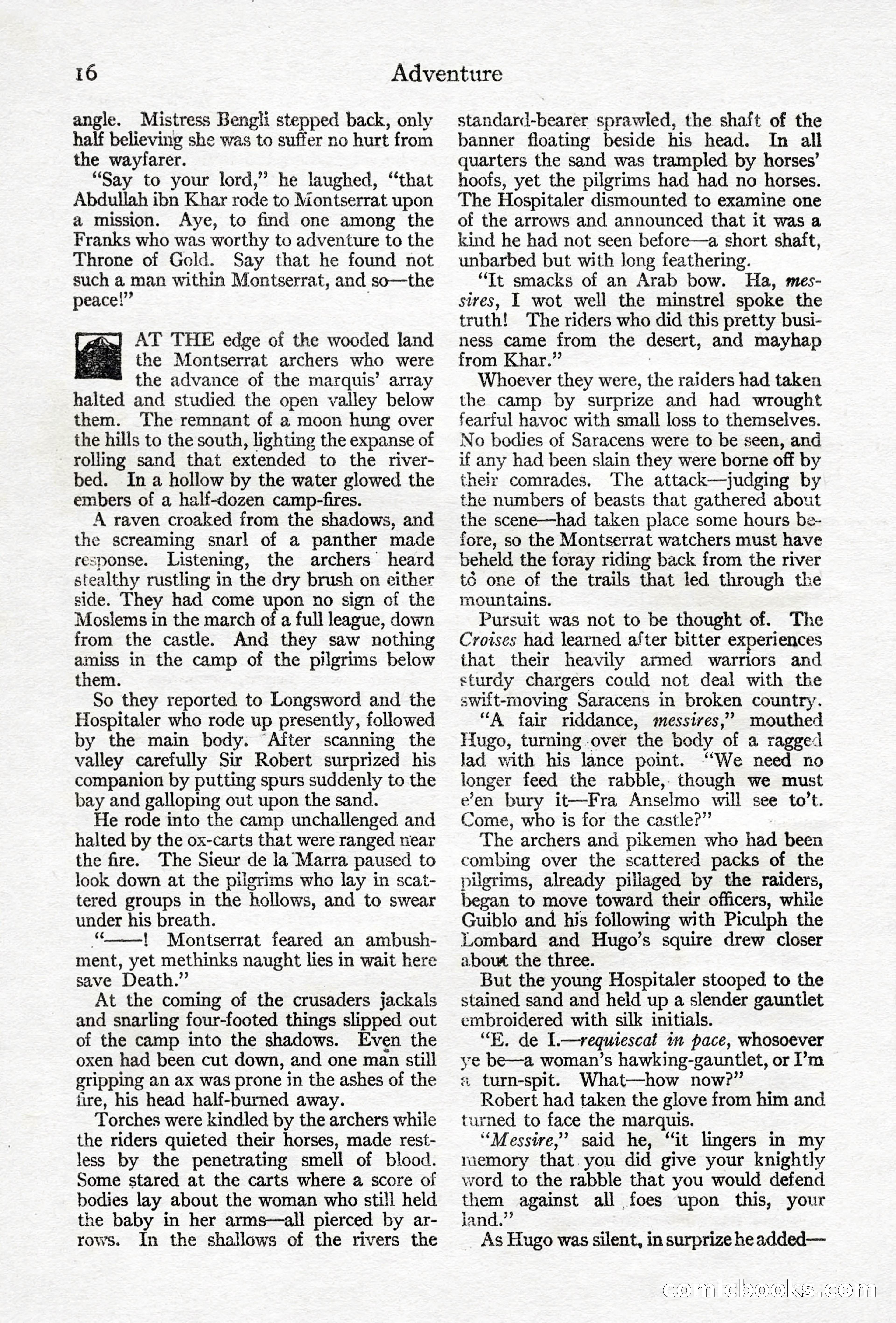 Adventure Magazine, April 10, 1924 — page 18 of 196
