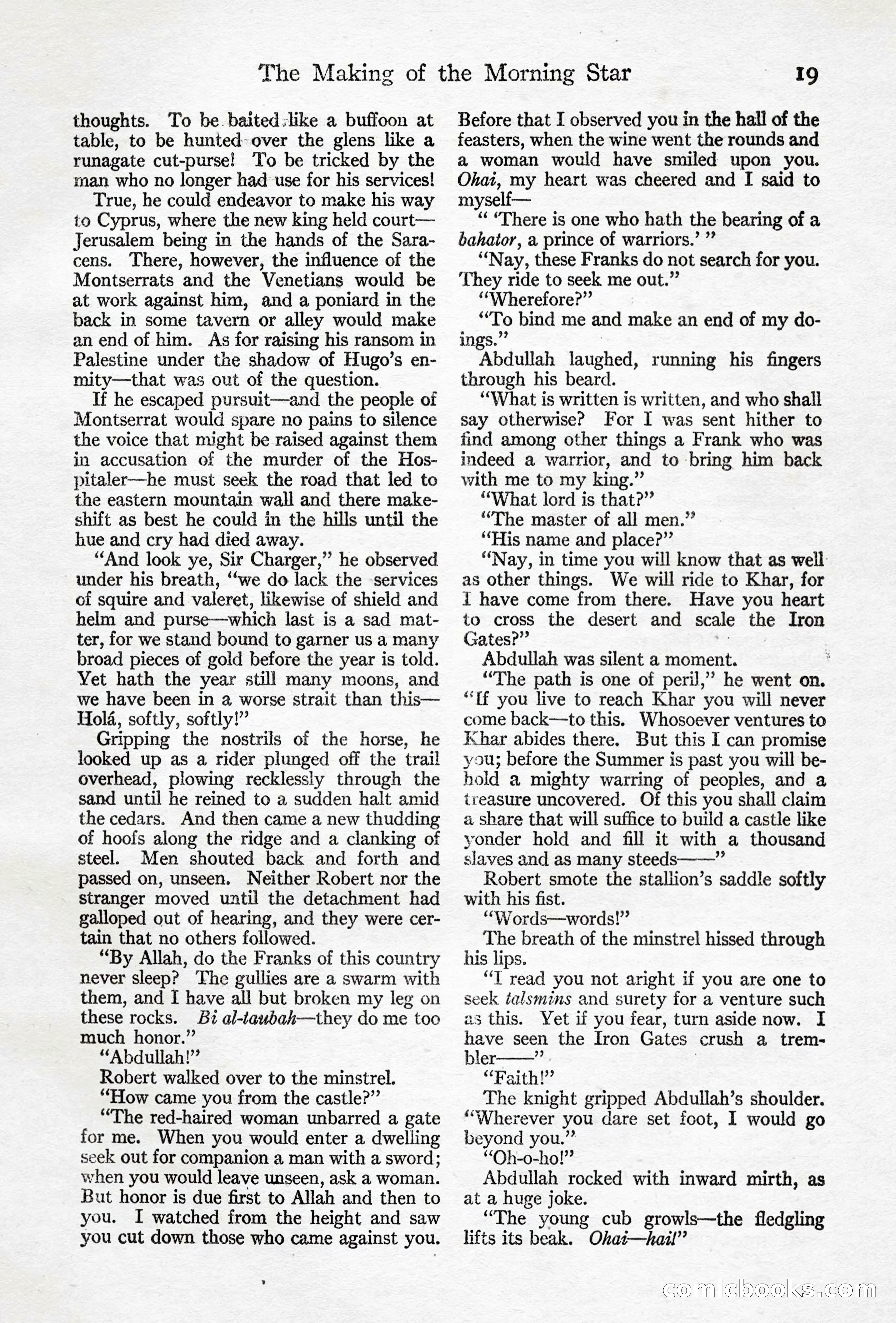 Adventure Magazine, April 10, 1924 — page 21 of 196