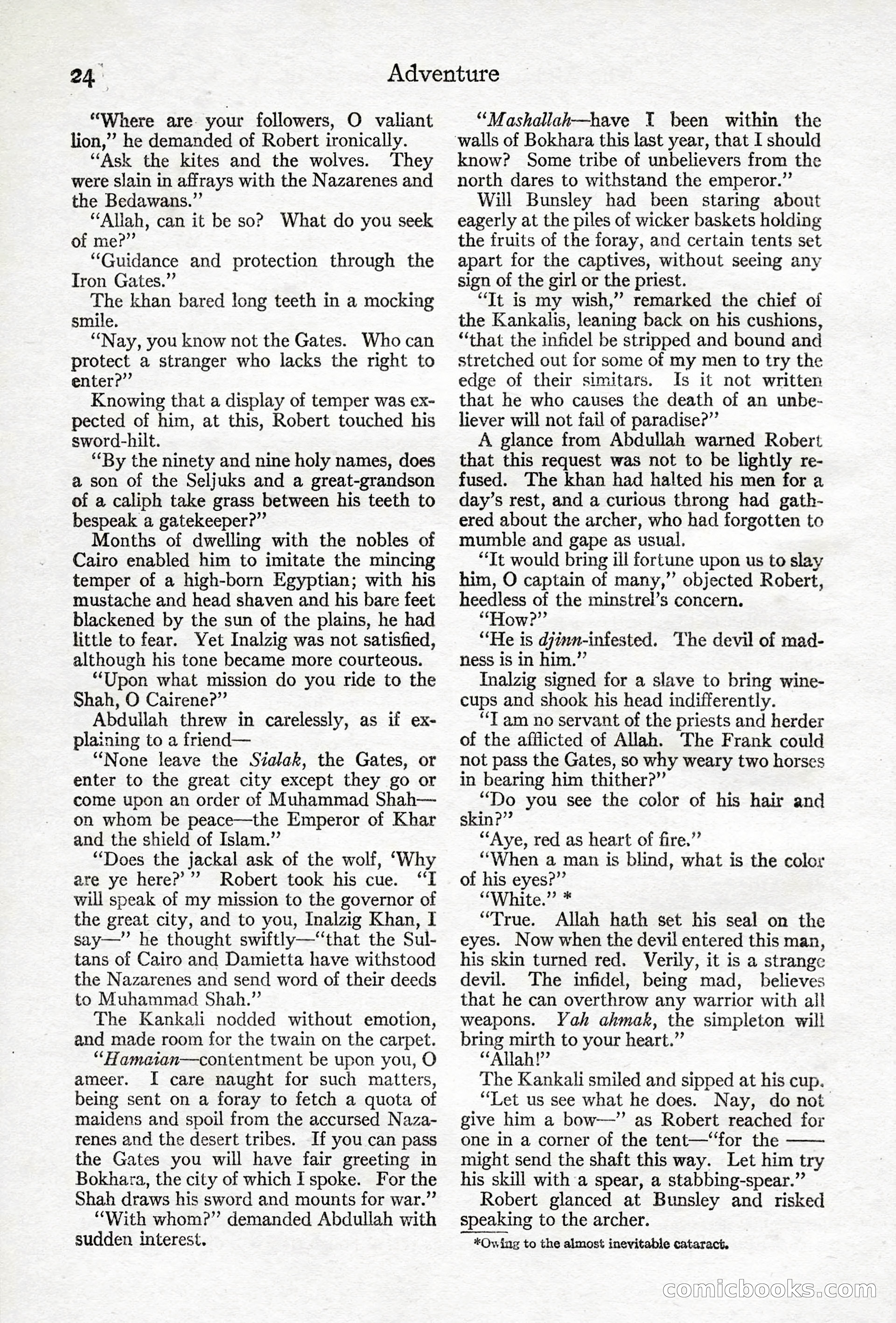 Adventure Magazine, April 10, 1924 — page 26 of 196
