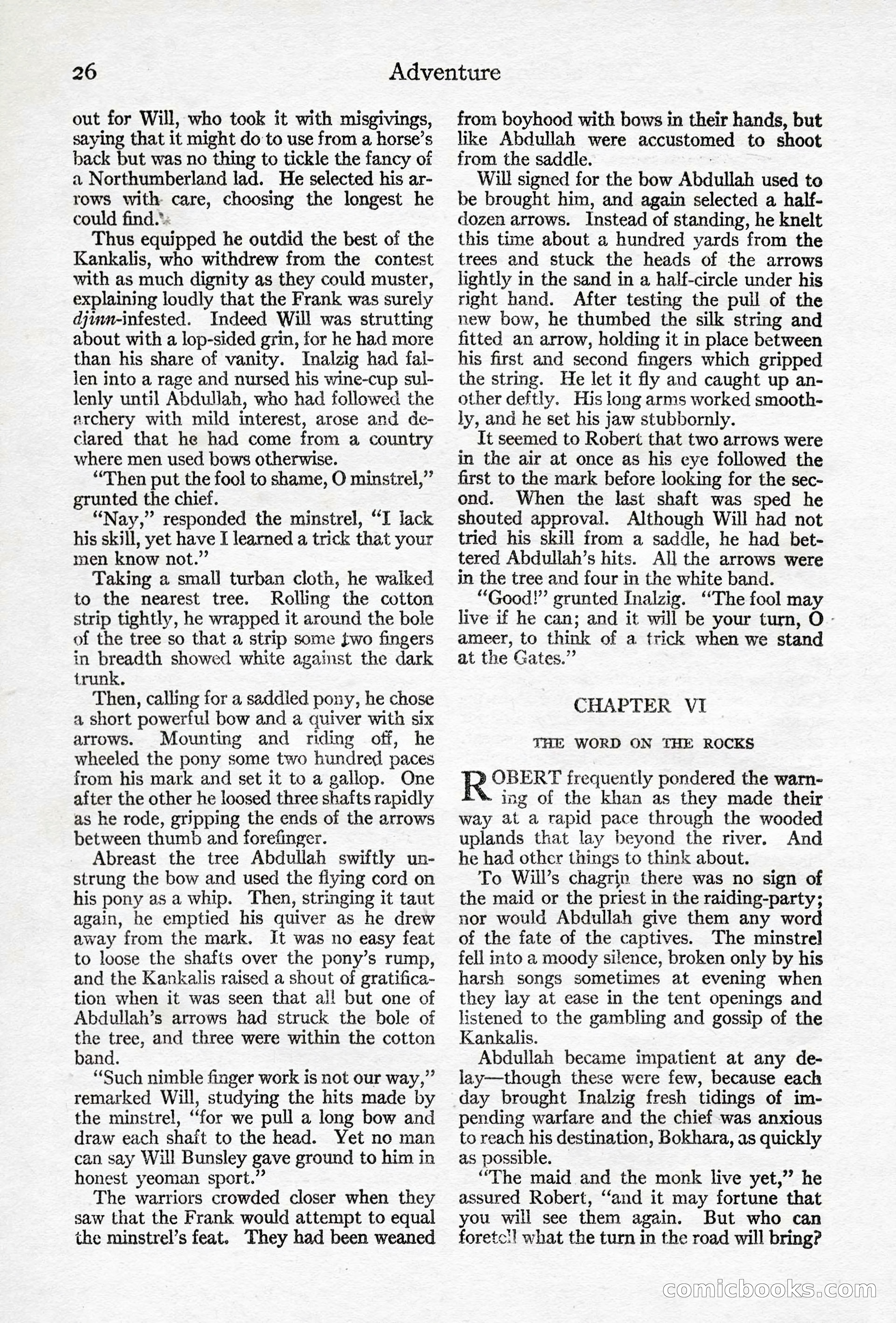 Adventure Magazine, April 10, 1924 — page 28 of 196