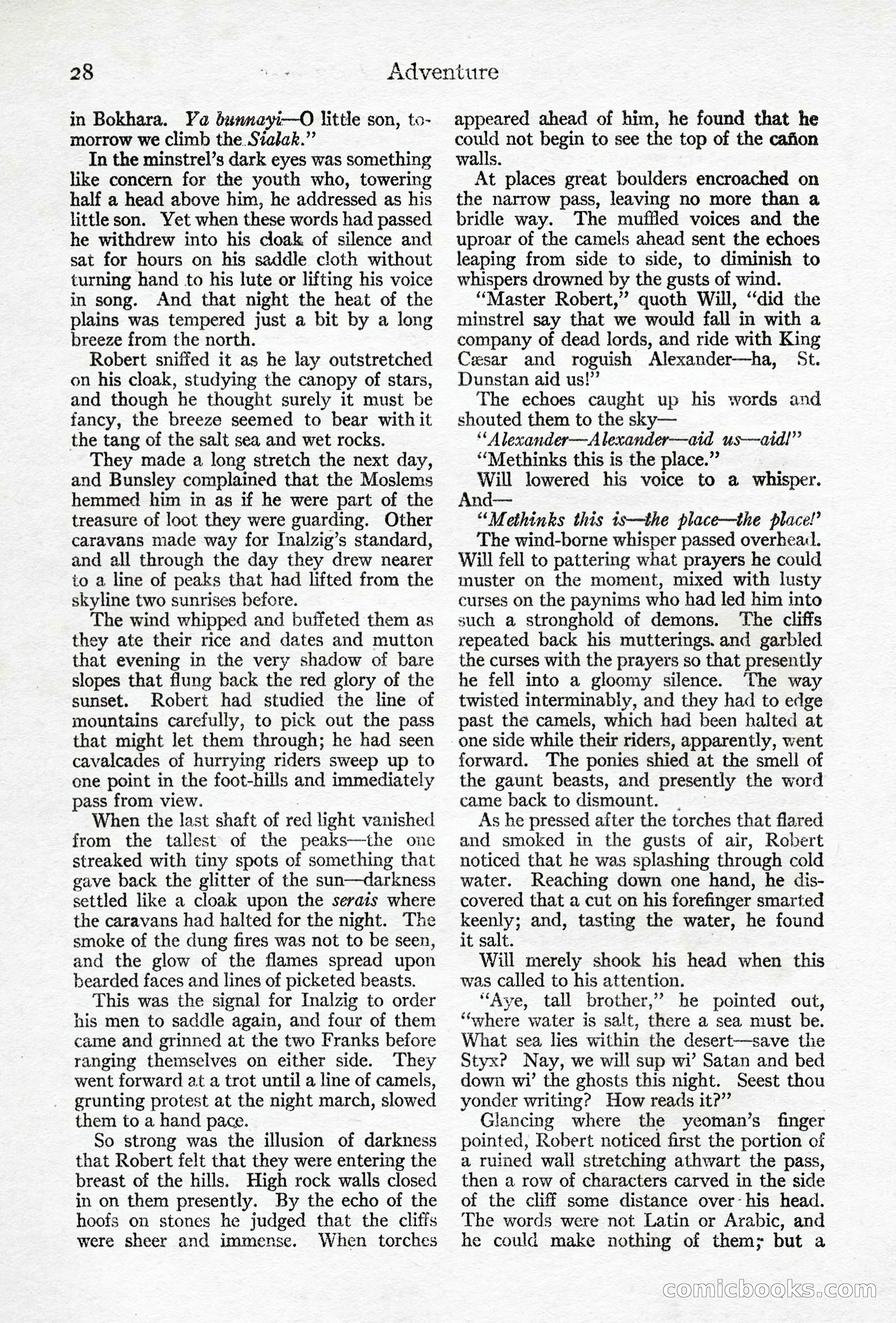 Adventure Magazine, April 10, 1924 — page 30 of 196
