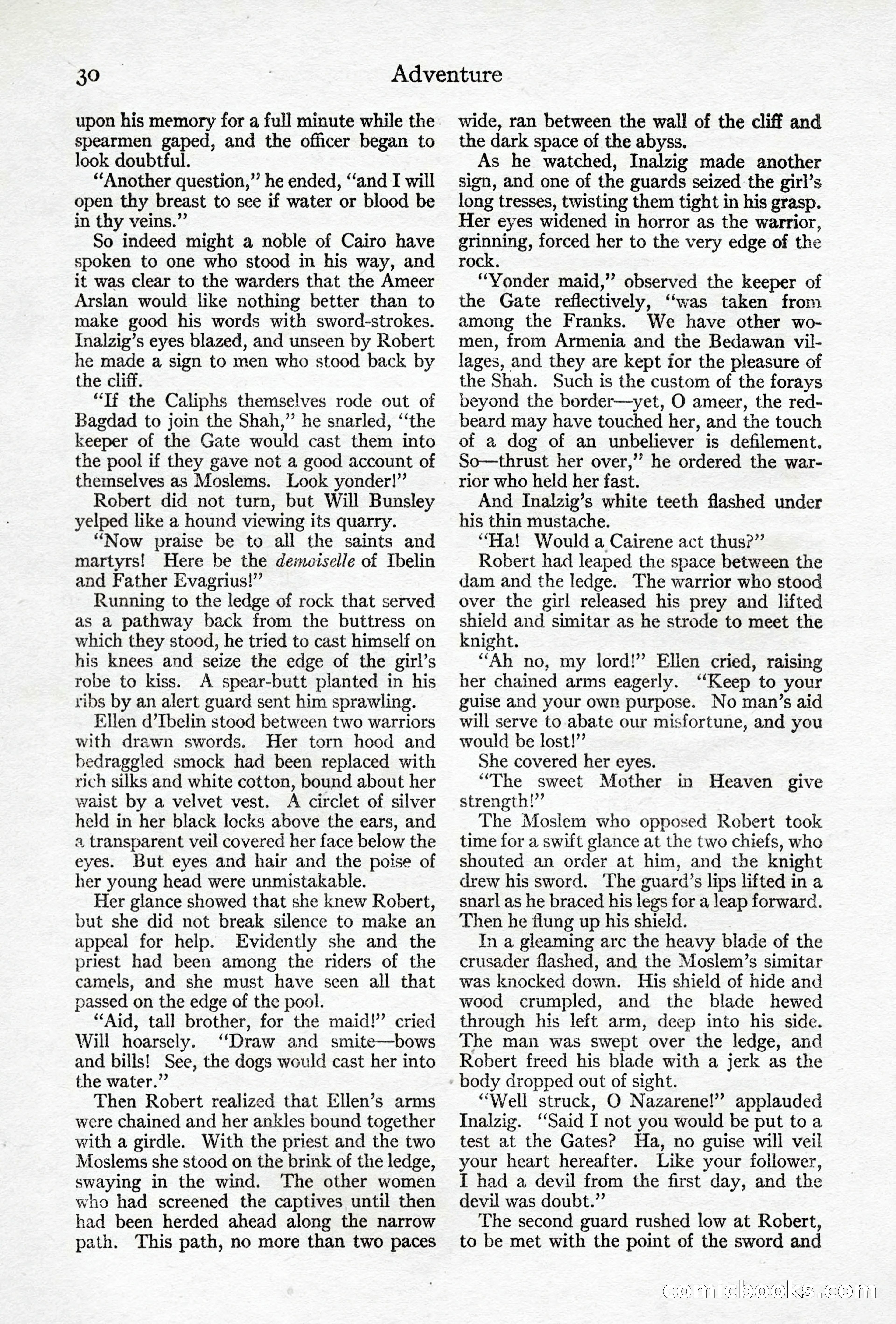 Adventure Magazine, April 10, 1924 — page 32 of 196