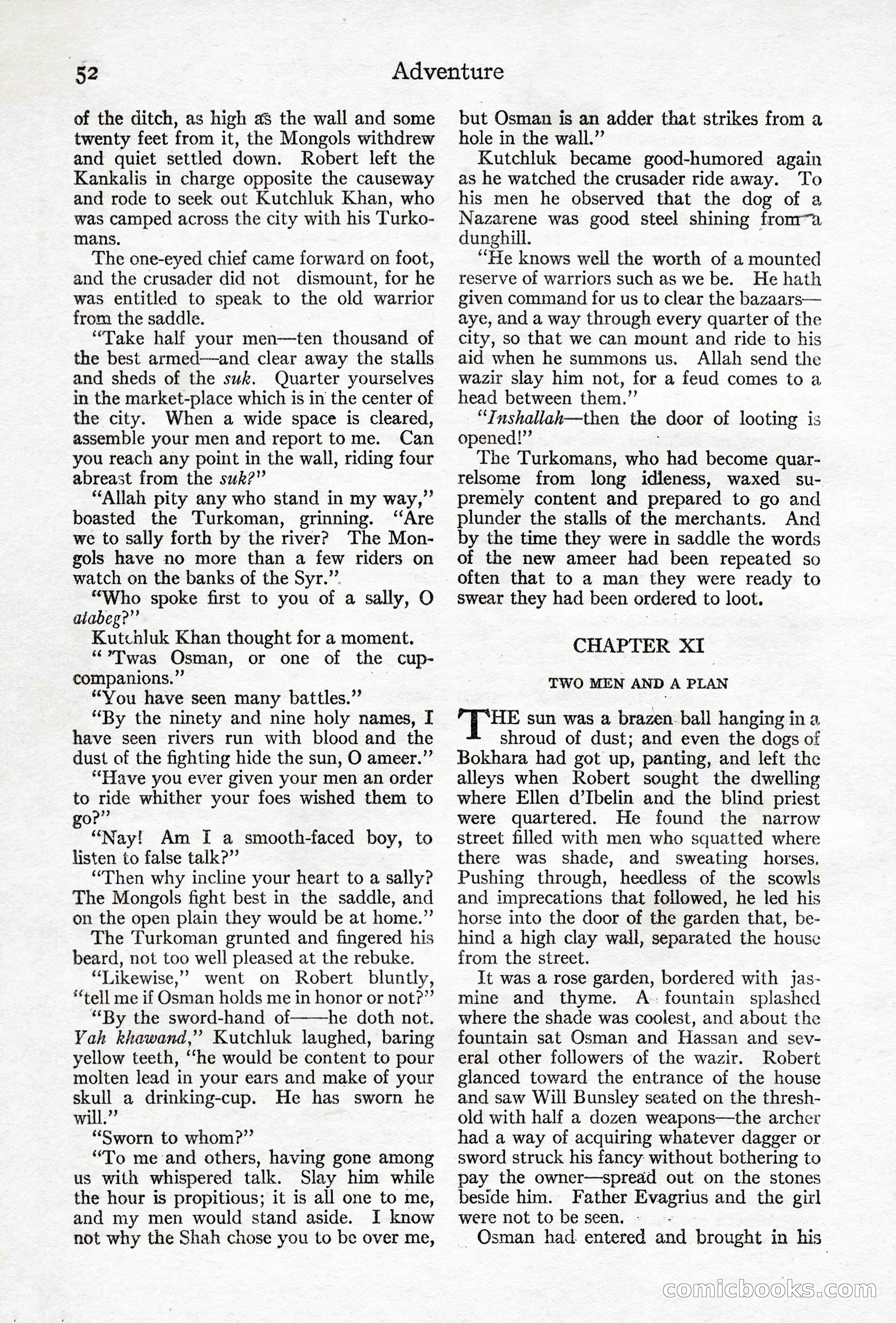 Adventure Magazine, April 10, 1924 — page 54 of 196