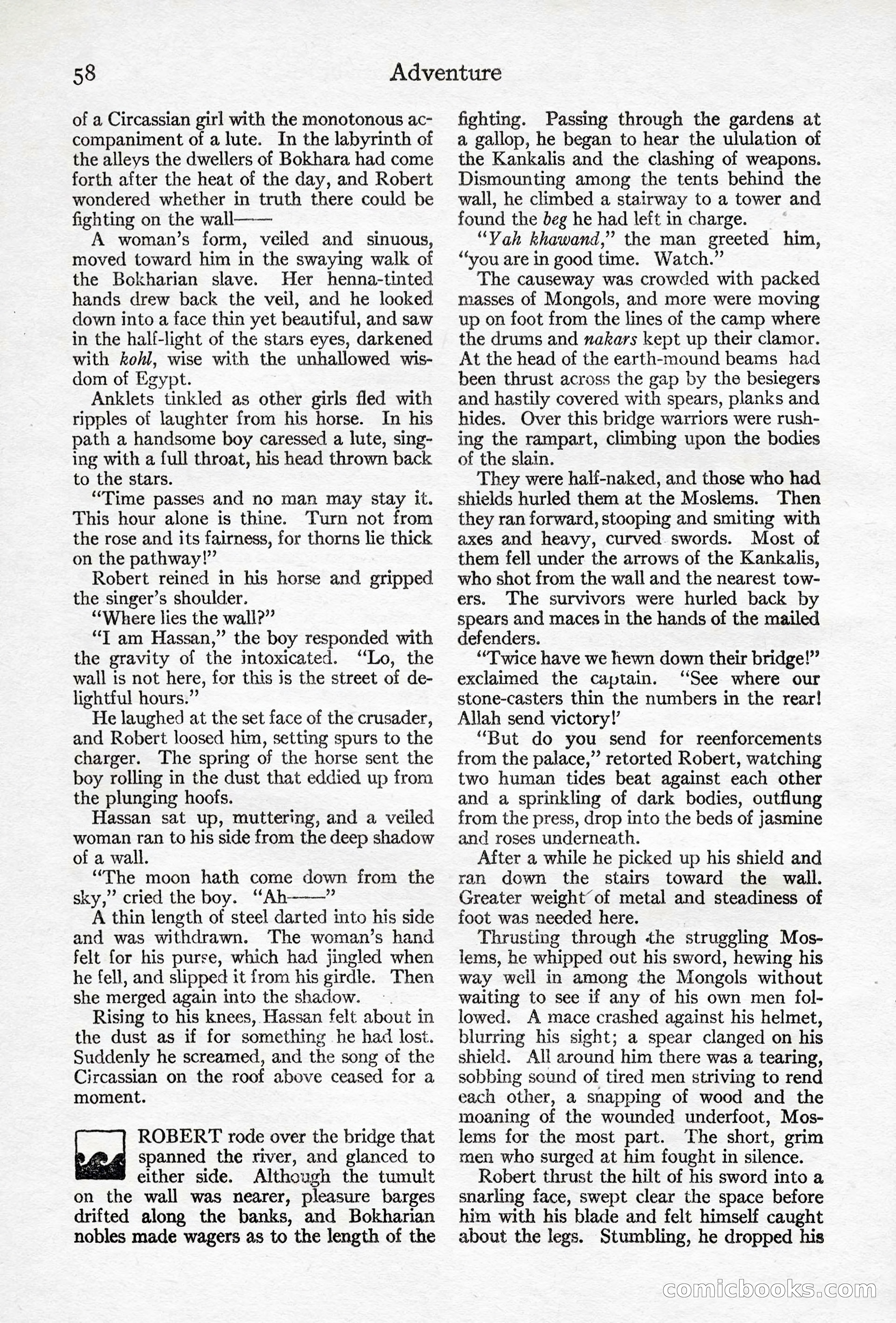 Adventure Magazine, April 10, 1924 — page 60 of 196