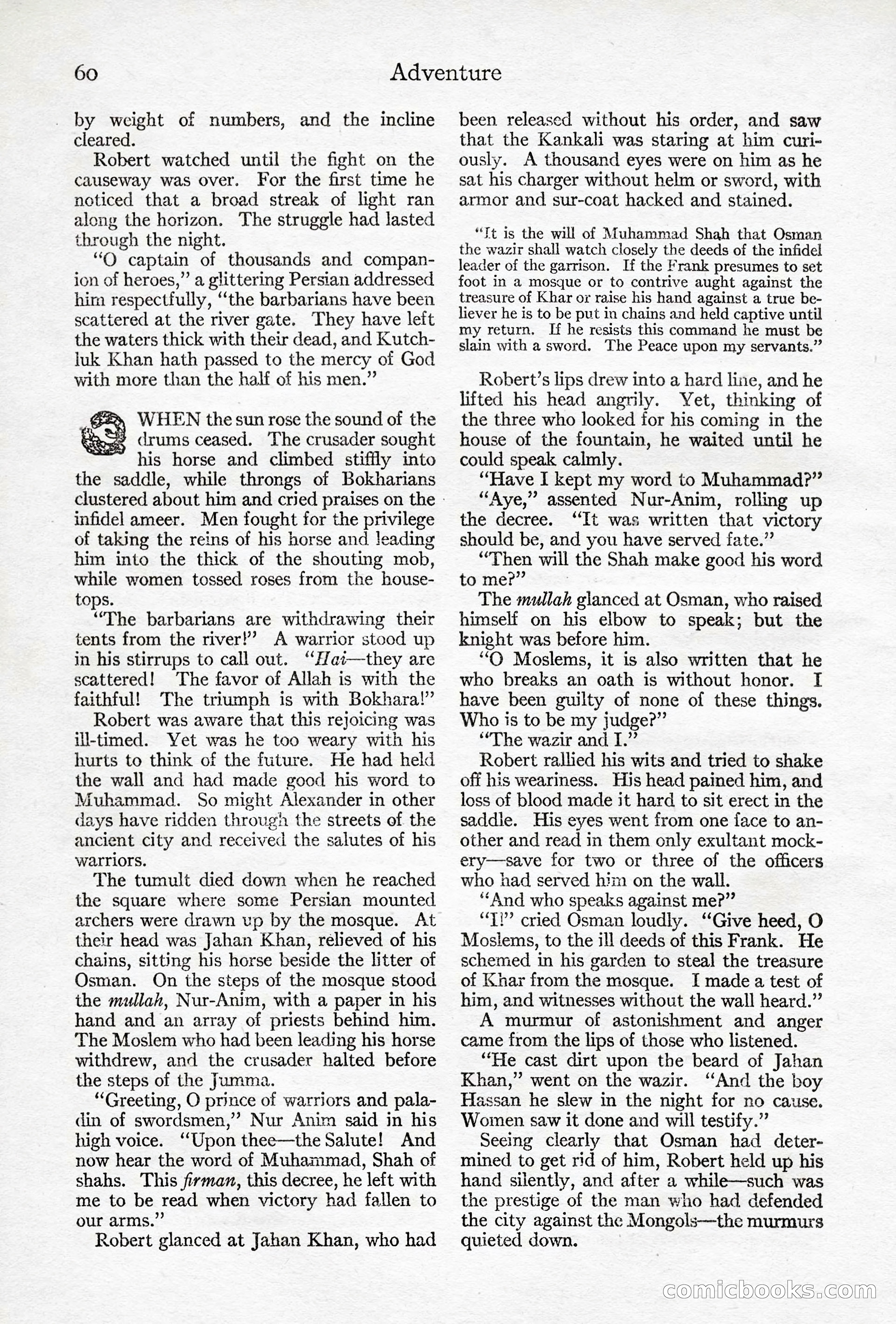 Adventure Magazine, April 10, 1924 — page 62 of 196
