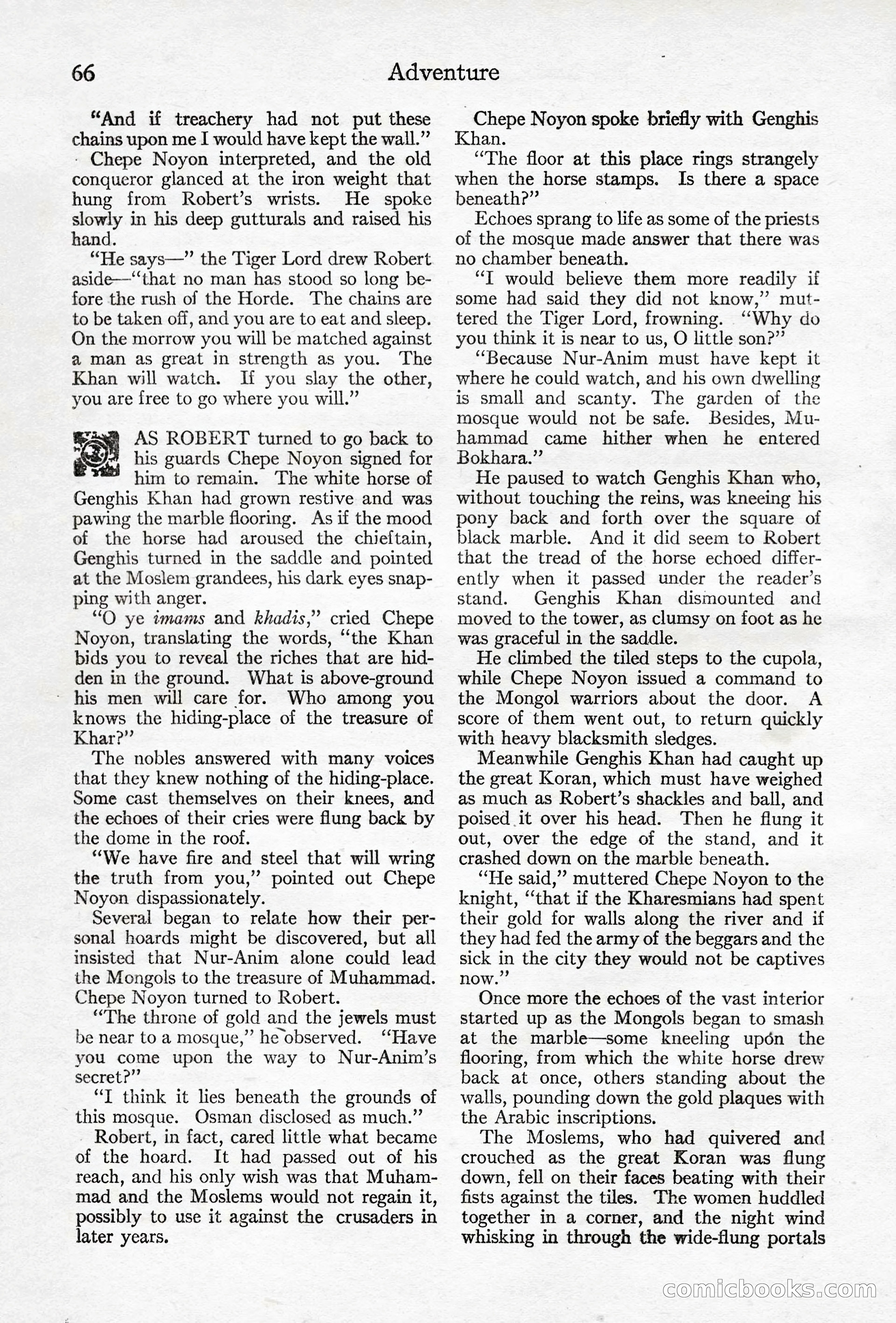 Adventure Magazine, April 10, 1924 — page 68 of 196