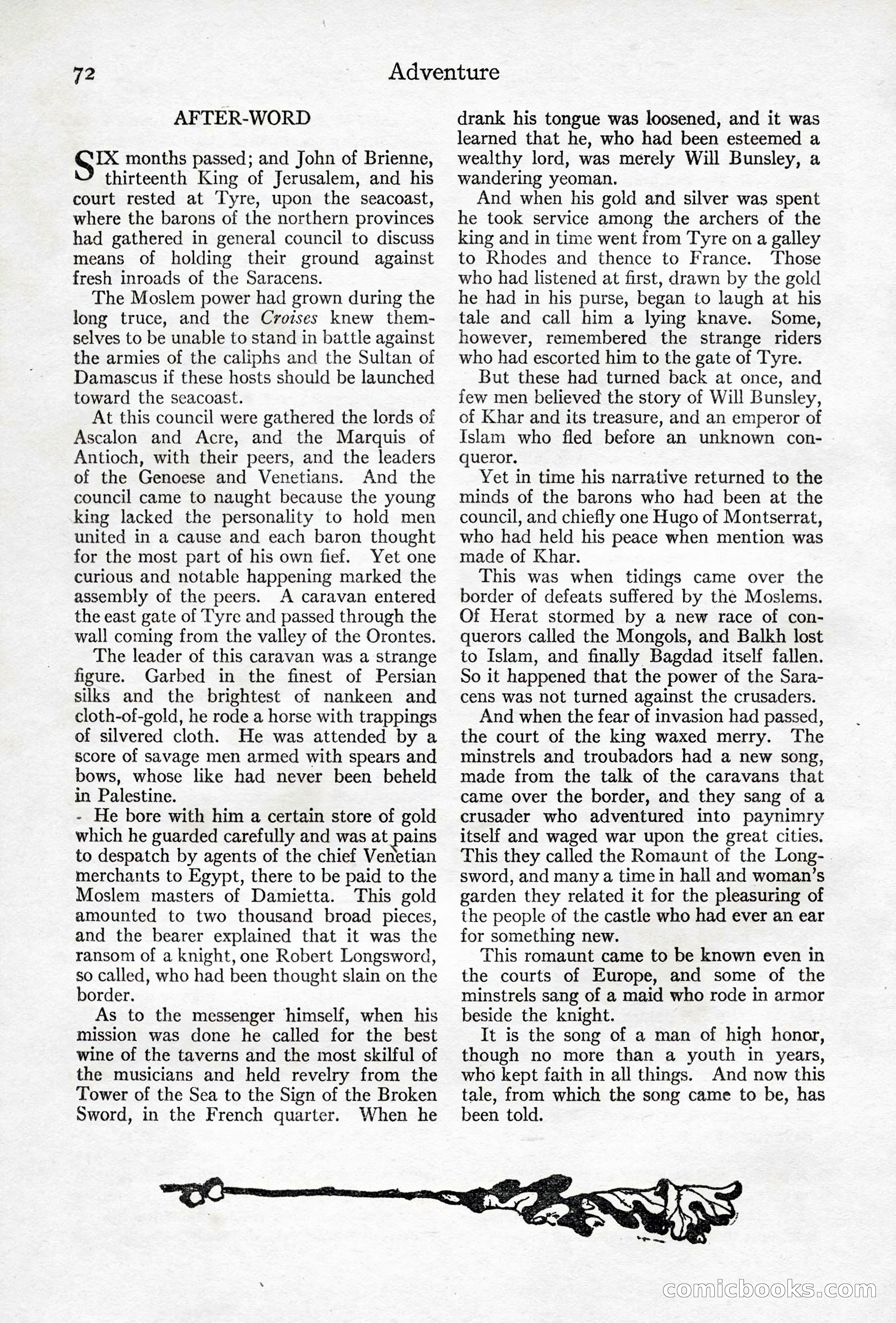 Adventure Magazine, April 10, 1924 — page 74 of 196