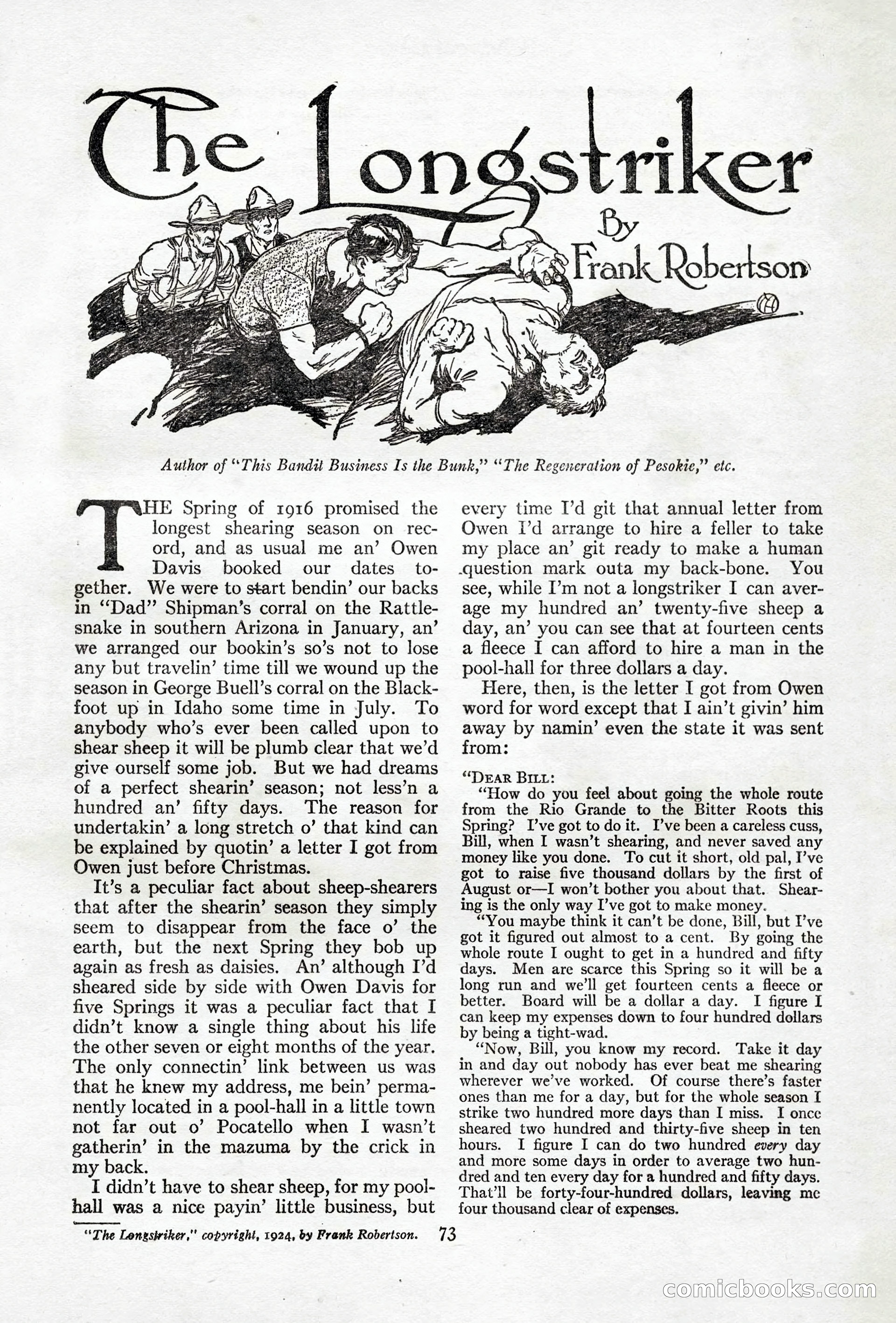 Adventure Magazine, April 10, 1924 — page 75 of 196
