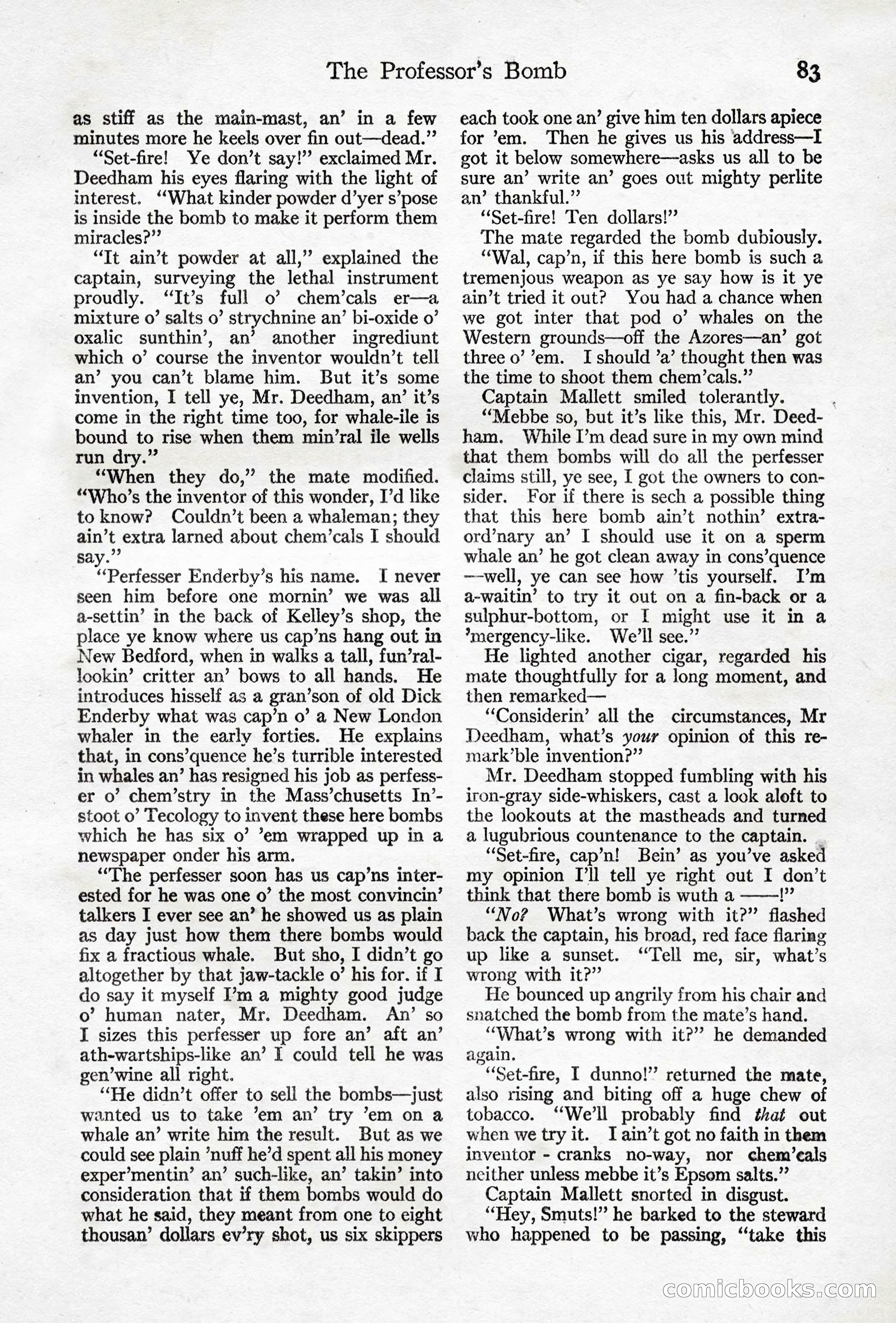 Adventure Magazine, April 10, 1924 — page 85 of 196