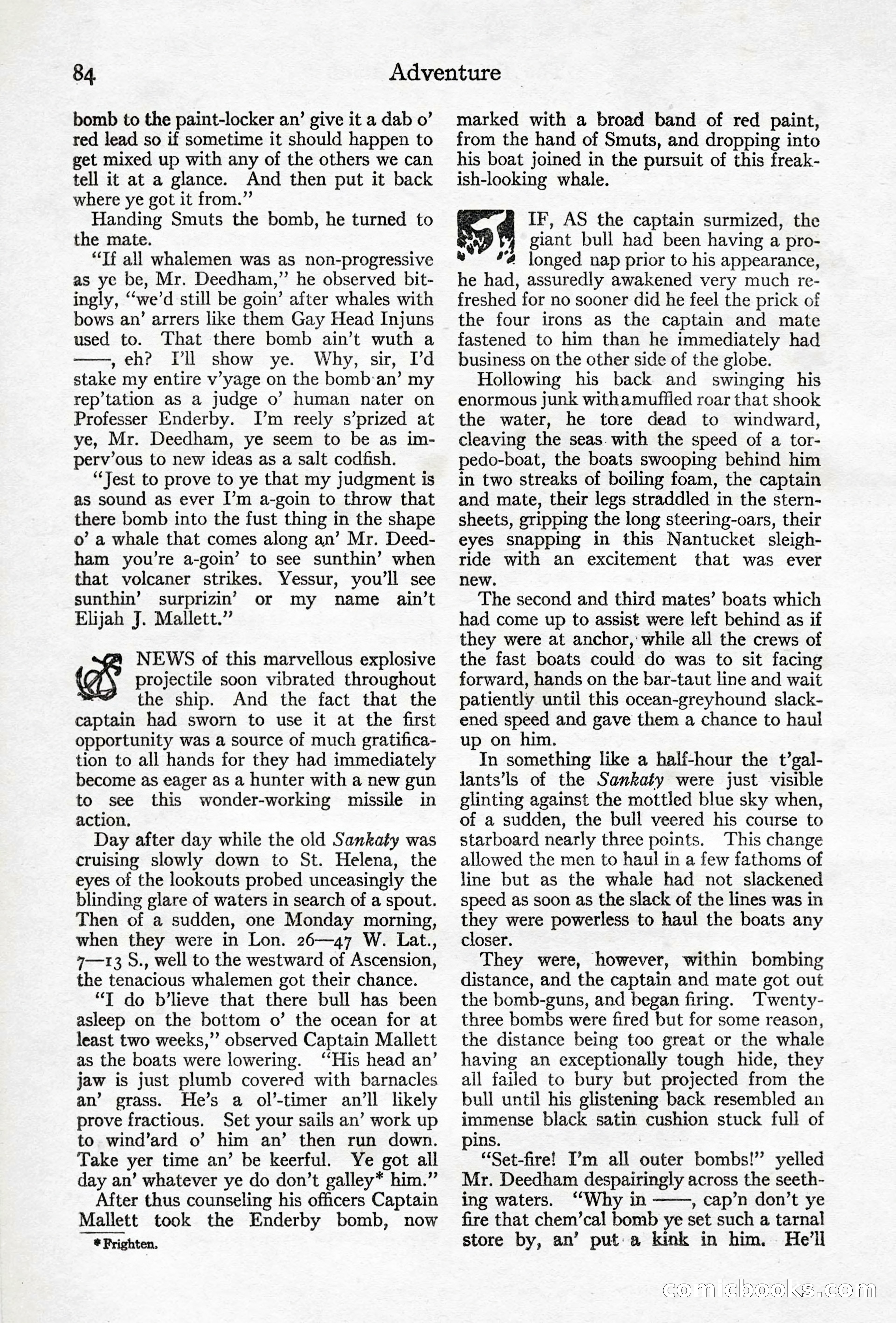Adventure Magazine, April 10, 1924 — page 86 of 196