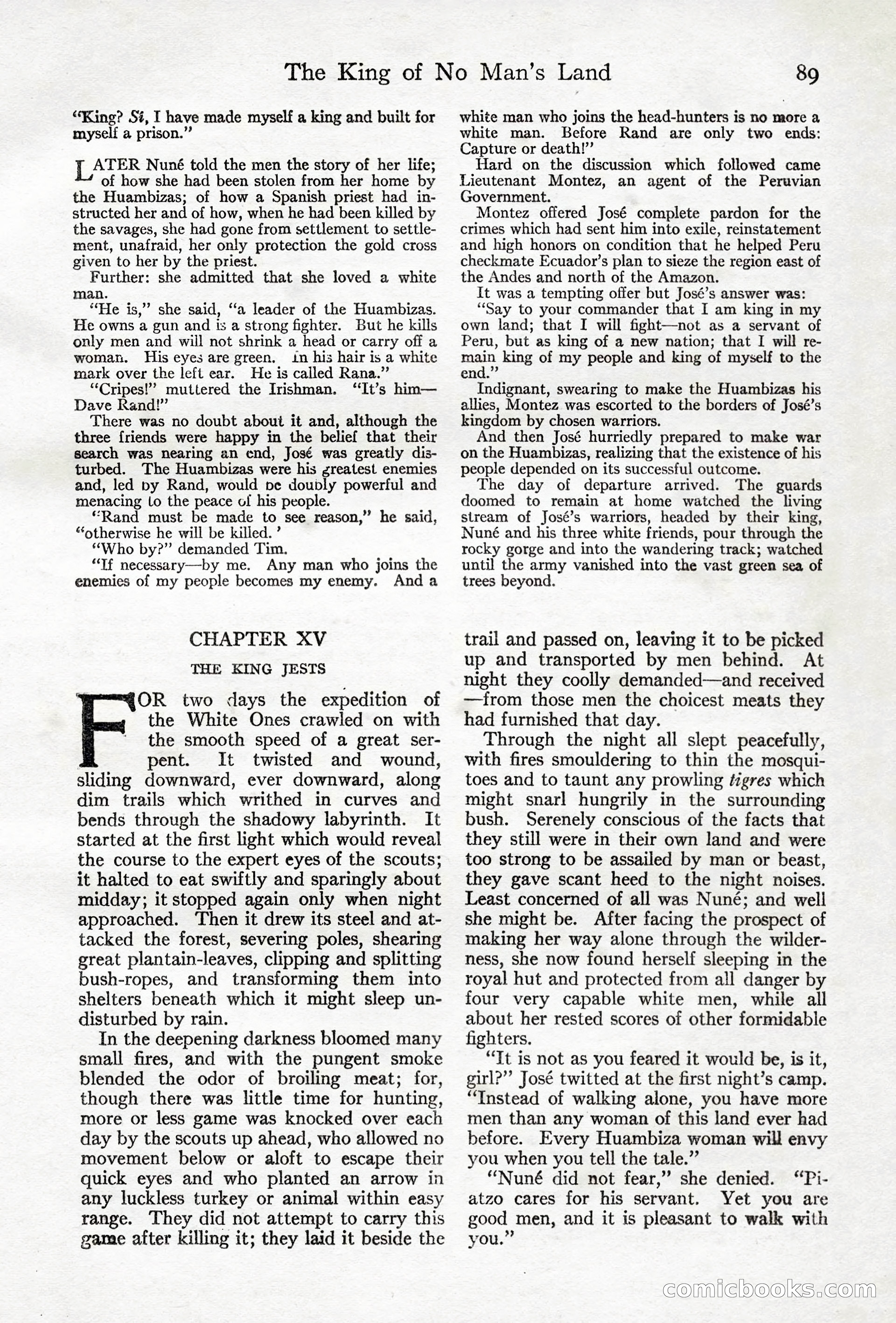 Adventure Magazine, April 10, 1924 — page 91 of 196