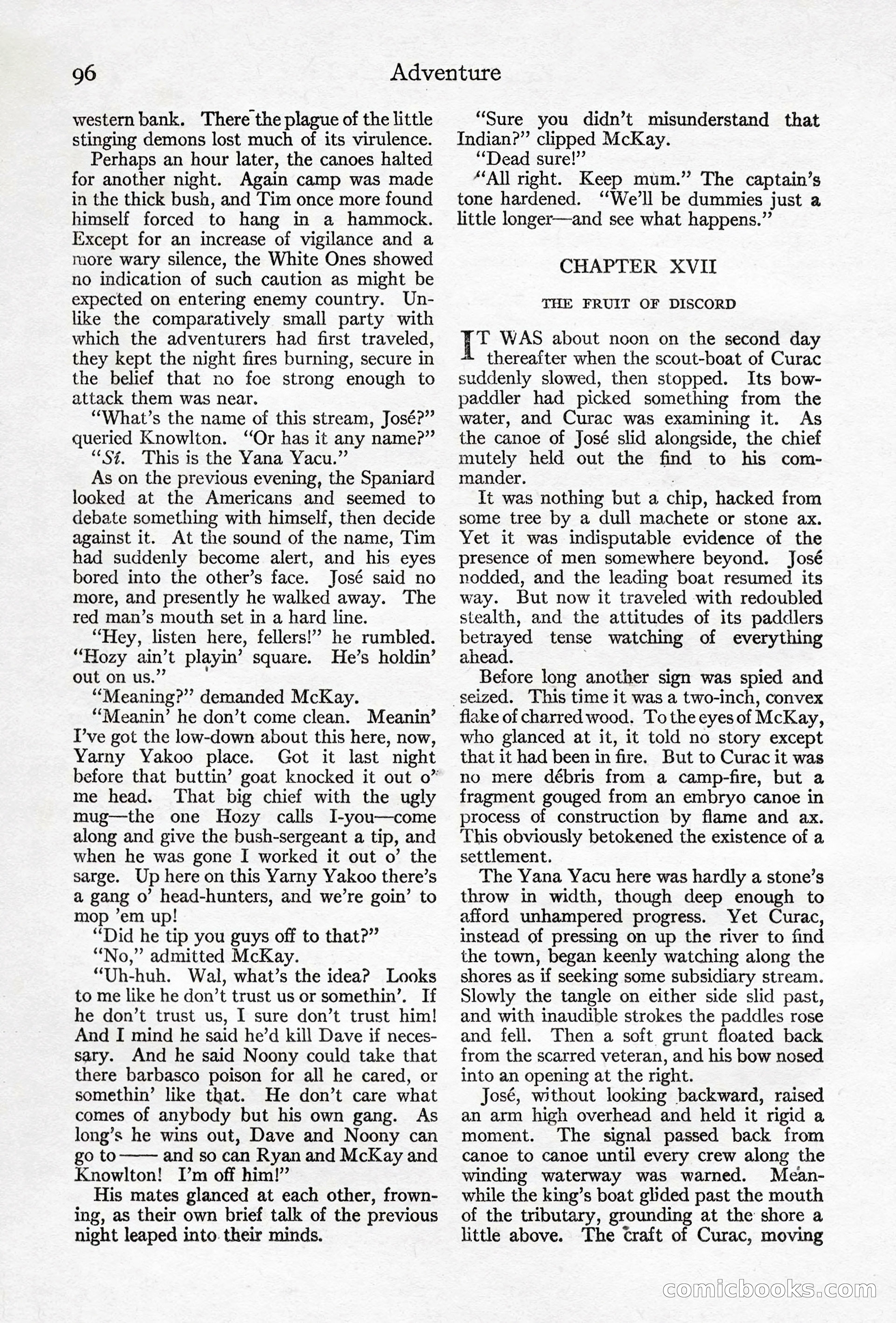 Adventure Magazine, April 10, 1924 — page 98 of 196