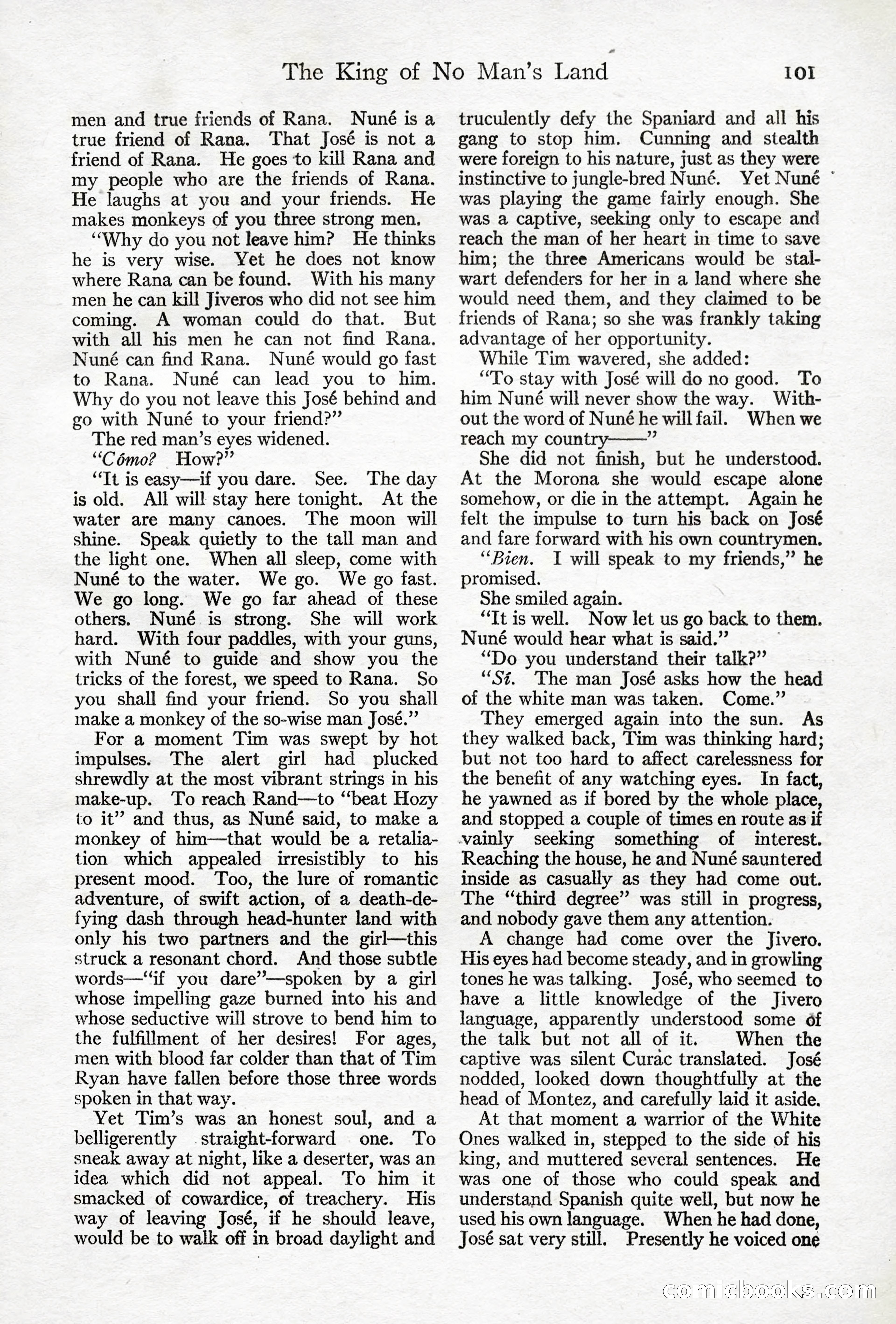 Adventure Magazine, April 10, 1924 — page 103 of 196