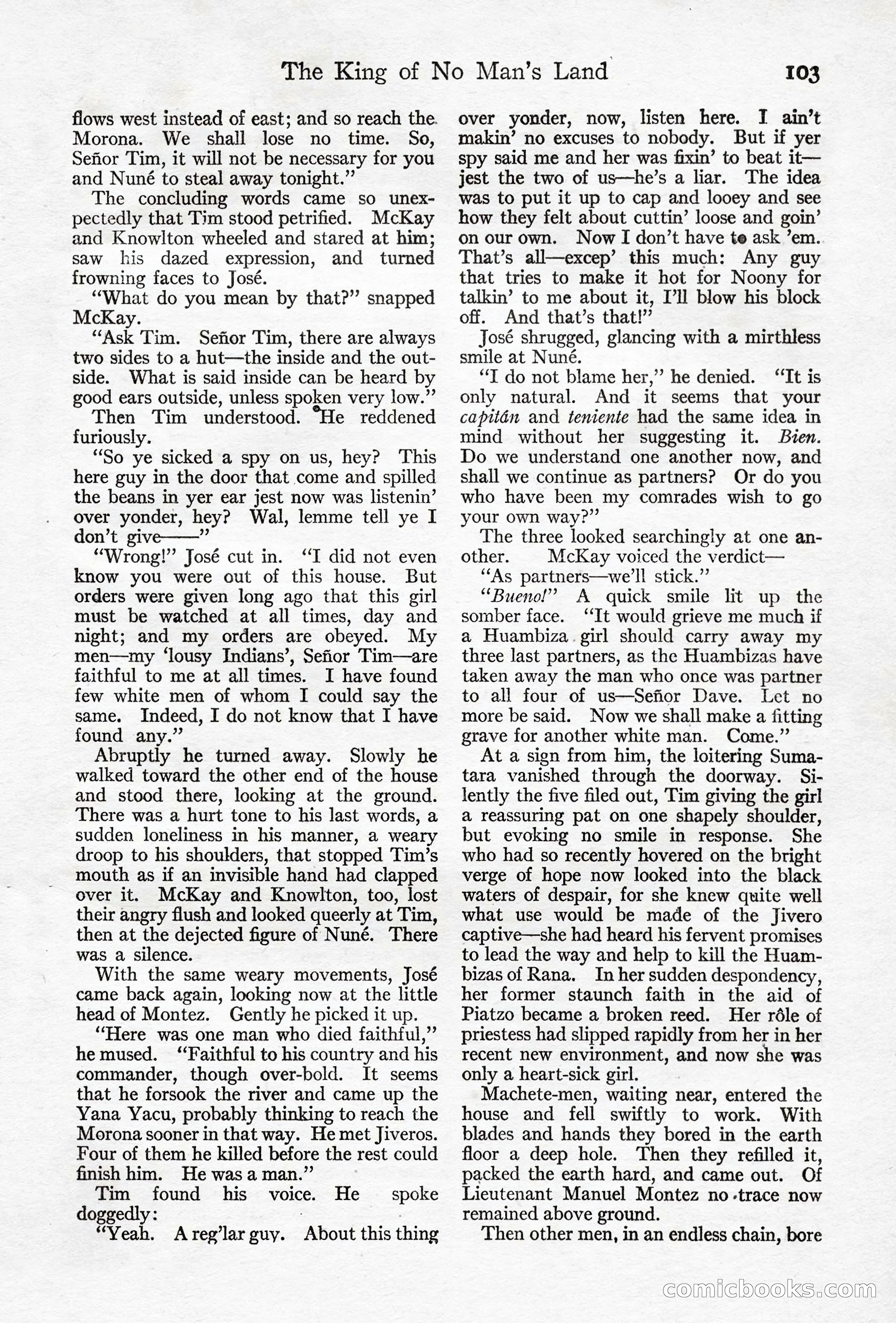 Adventure Magazine, April 10, 1924 — page 105 of 196