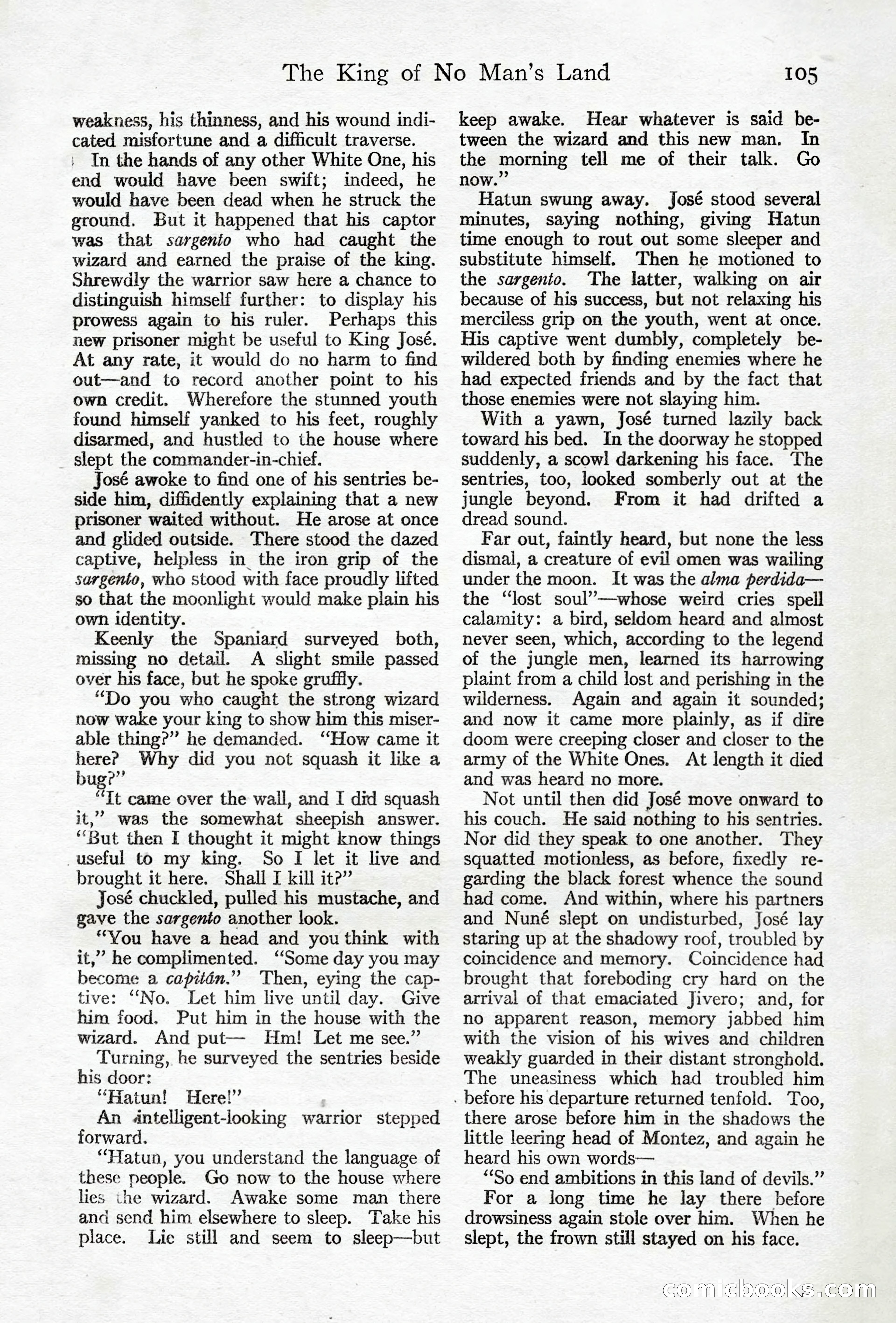 Adventure Magazine, April 10, 1924 — page 107 of 196