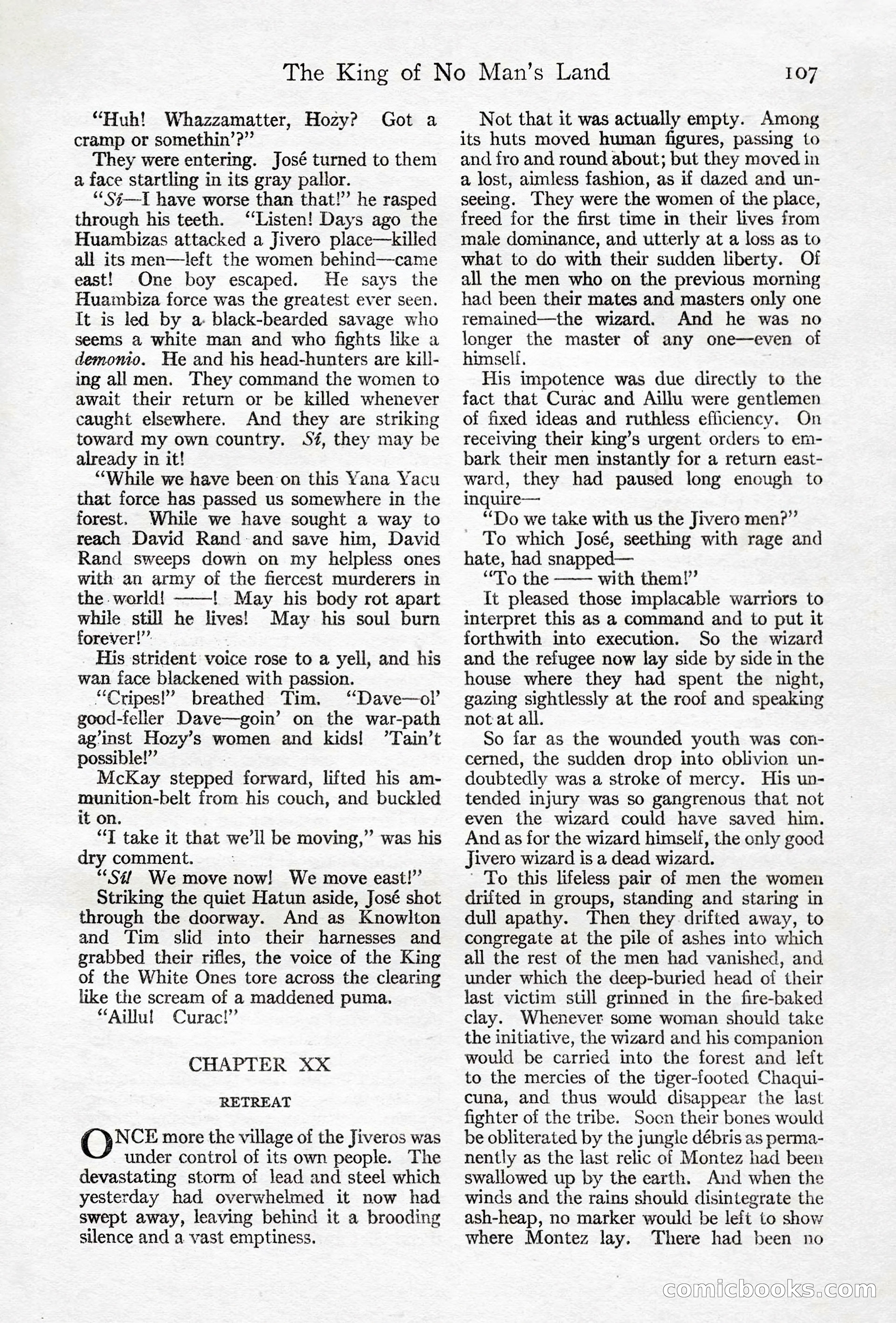 Adventure Magazine, April 10, 1924 — page 109 of 196