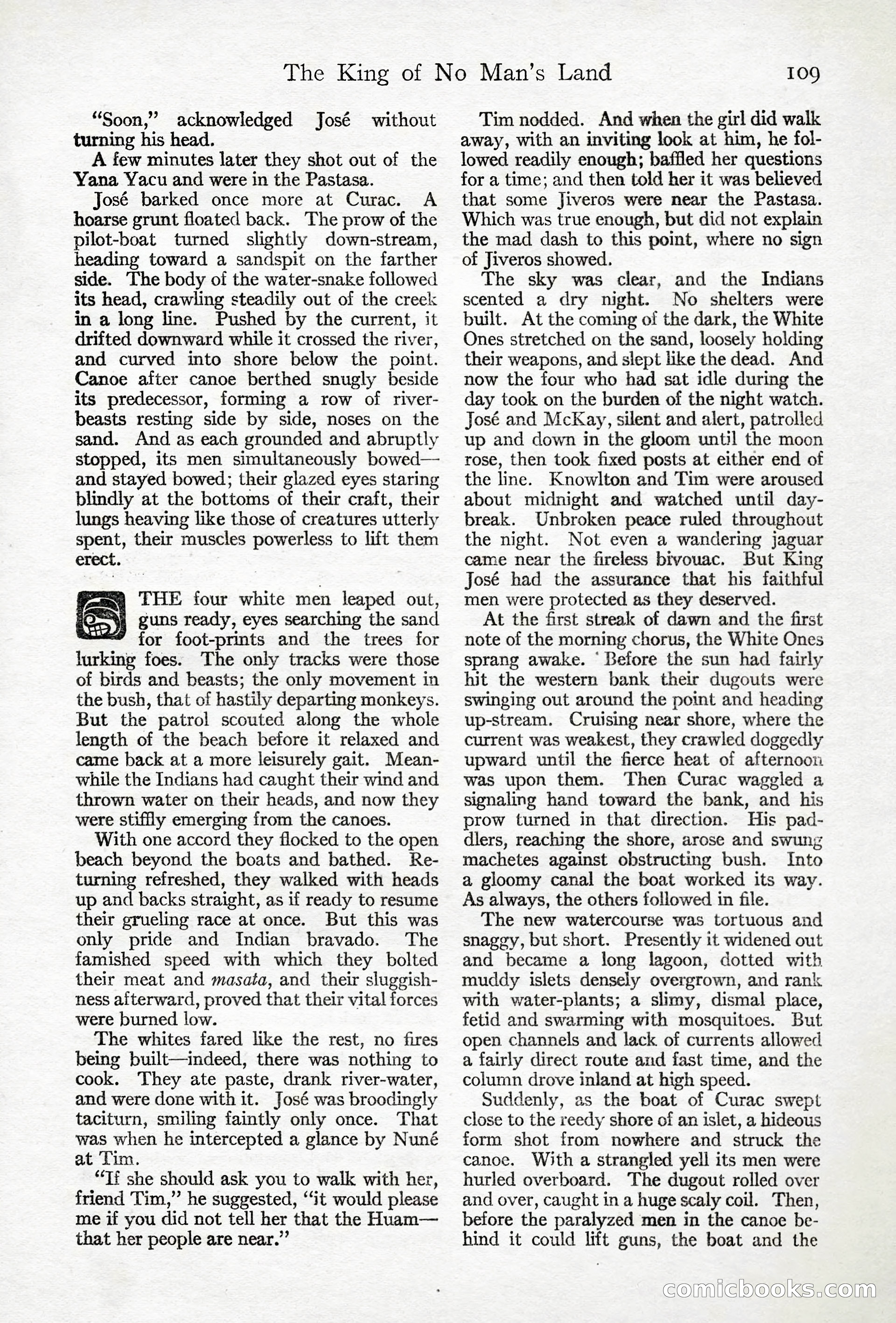 Adventure Magazine, April 10, 1924 — page 111 of 196