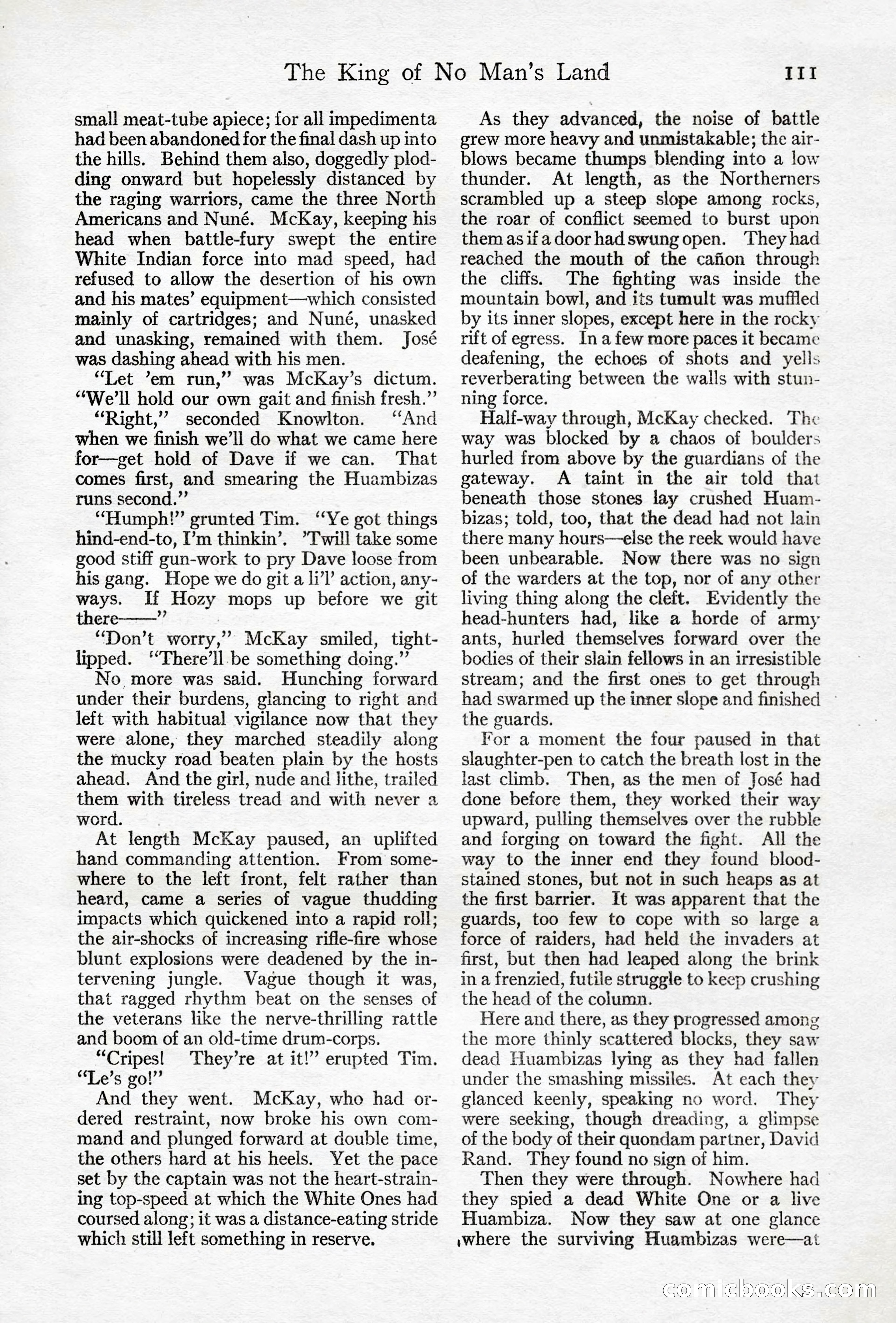 Adventure Magazine, April 10, 1924 — page 113 of 196