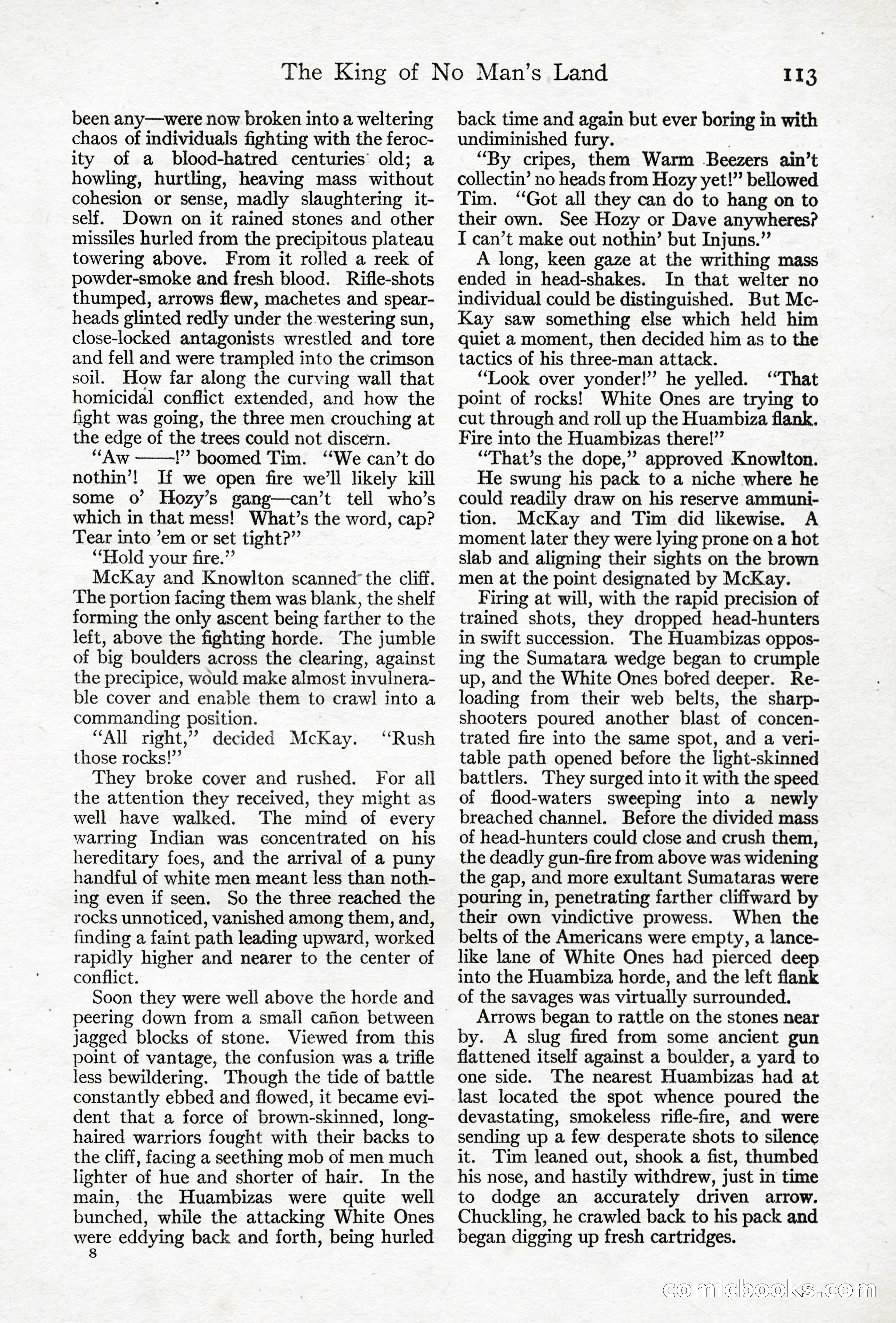 Adventure Magazine, April 10, 1924 — page 115 of 196