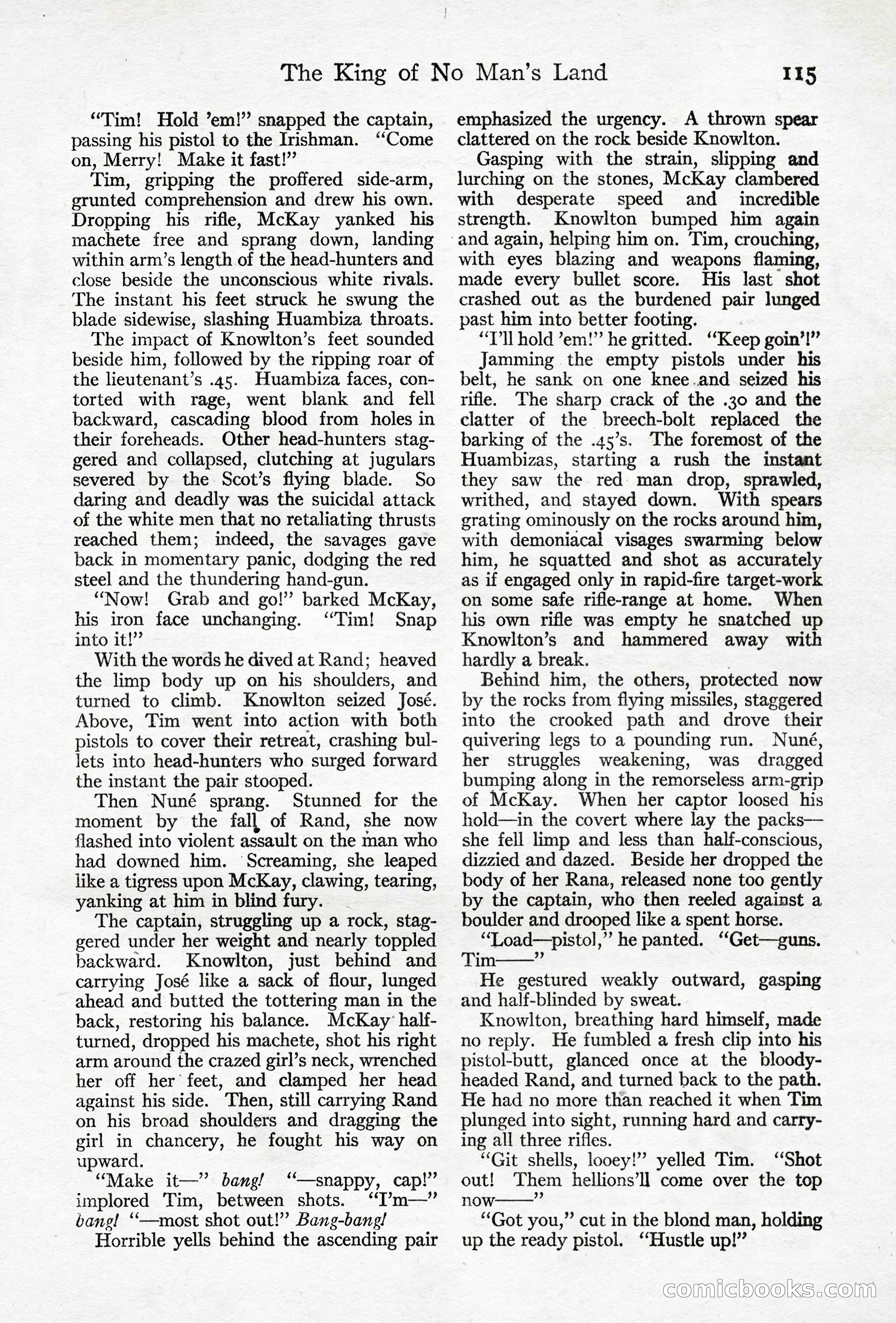Adventure Magazine, April 10, 1924 — page 117 of 196