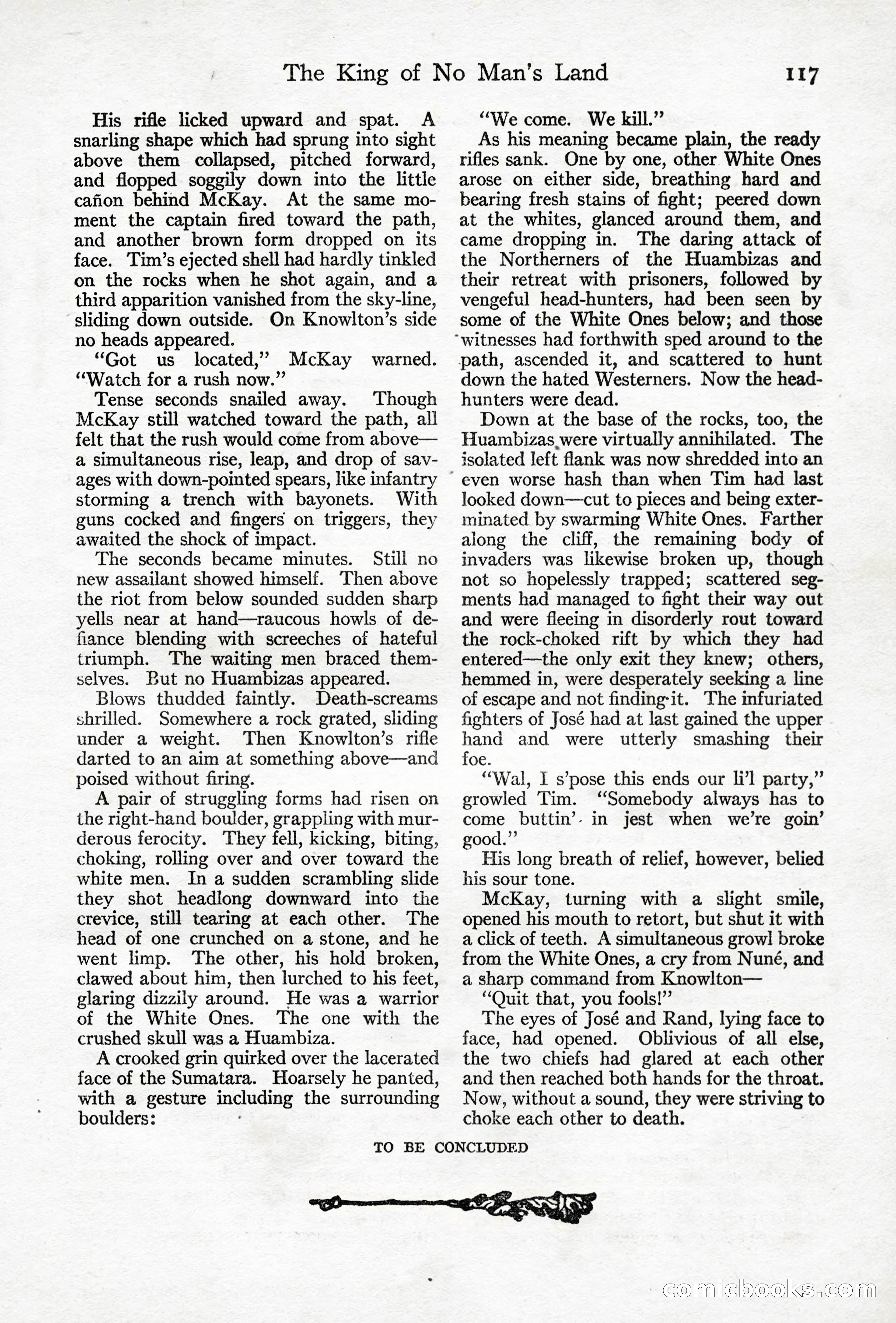 Adventure Magazine, April 10, 1924 — page 119 of 196