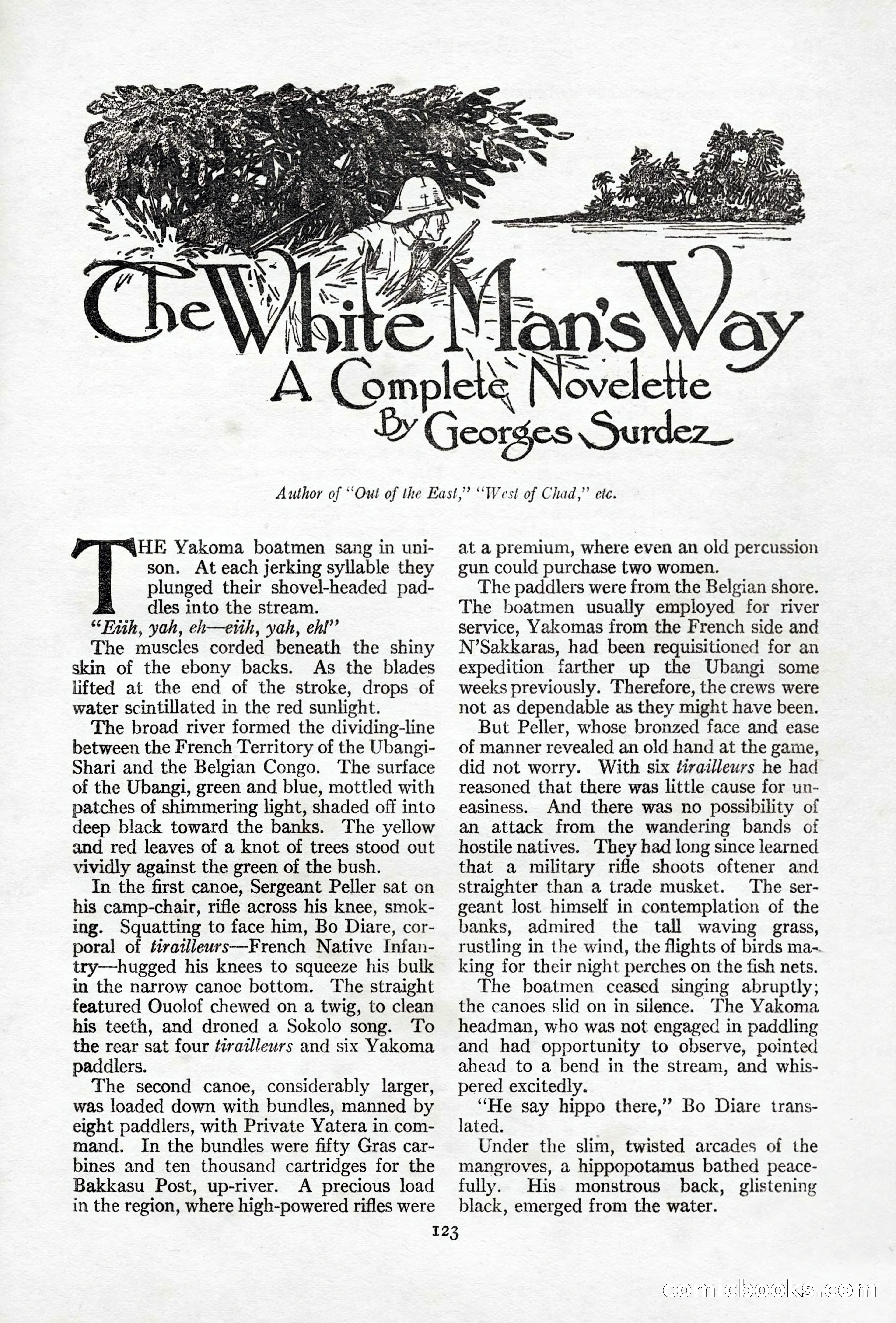 Adventure Magazine, April 10, 1924 — page 125 of 196