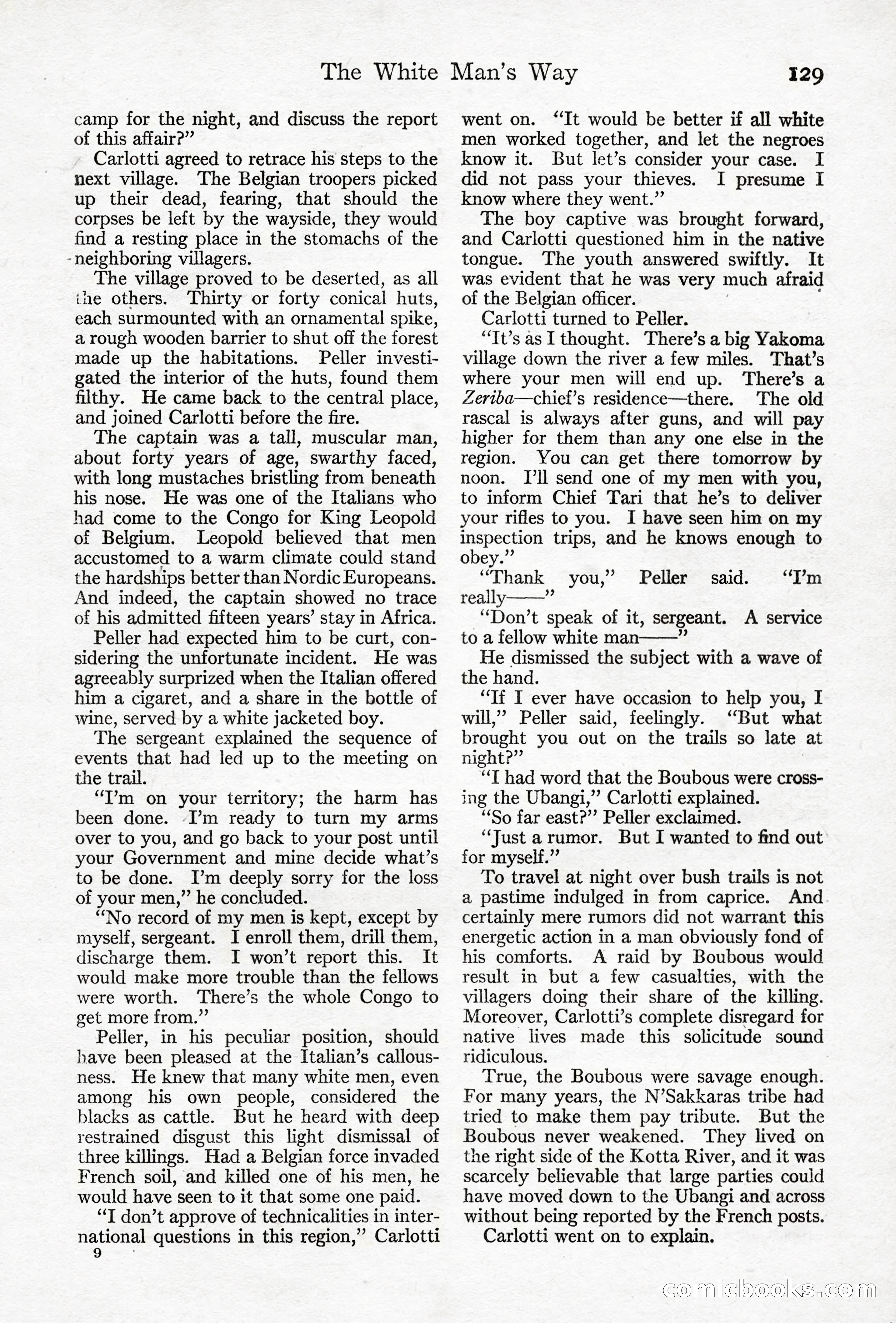 Adventure Magazine, April 10, 1924 — page 131 of 196