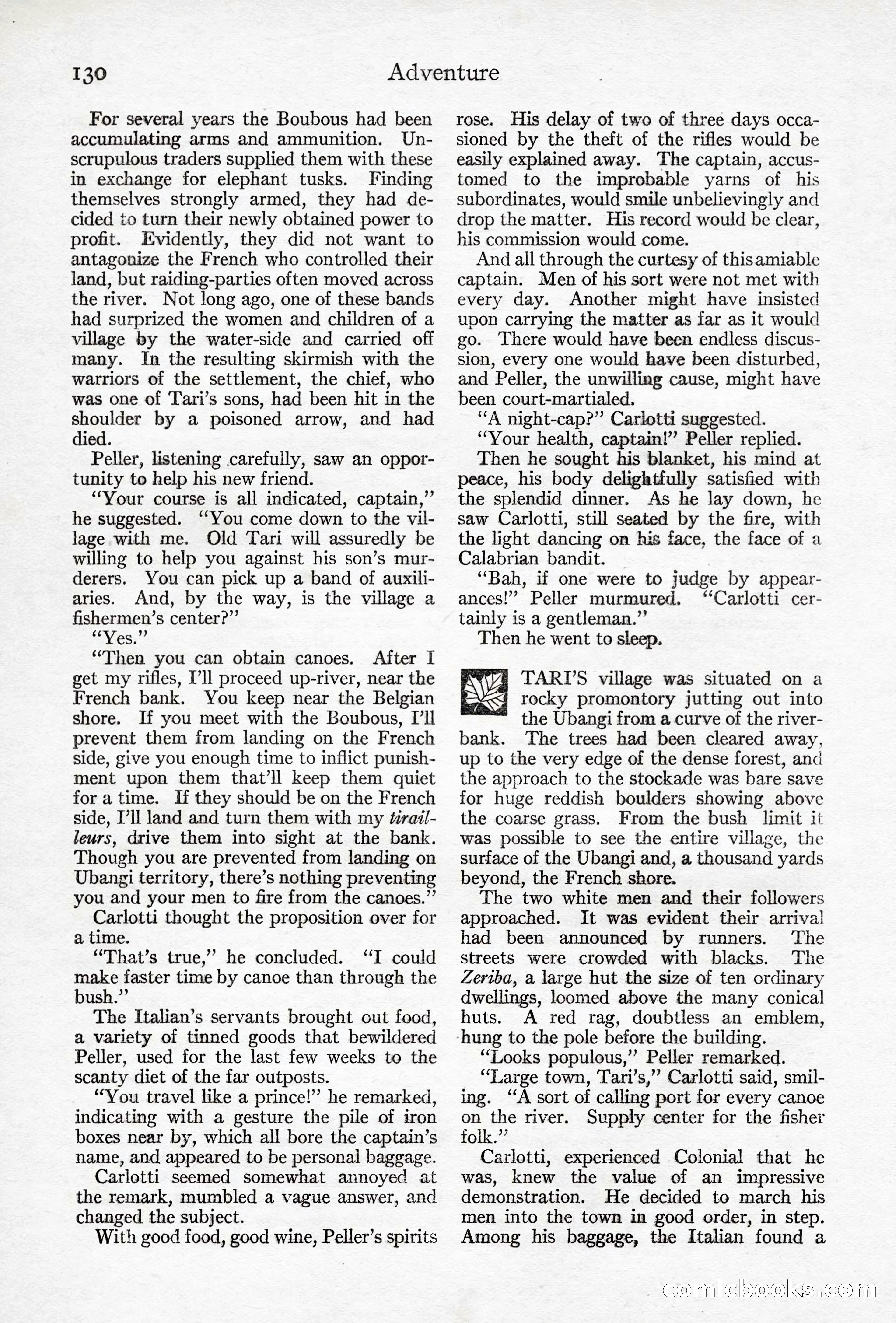 Adventure Magazine, April 10, 1924 — page 132 of 196