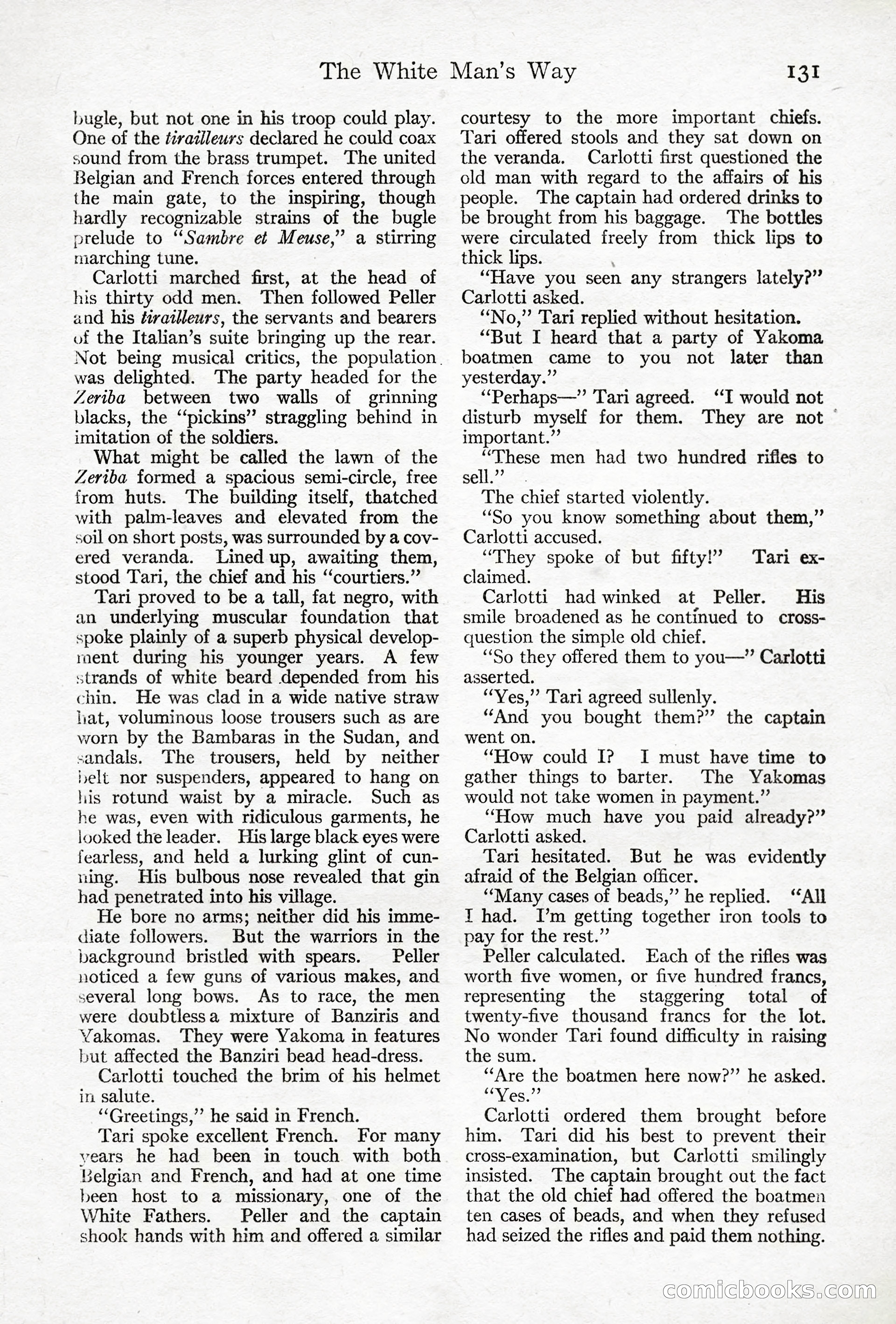 Adventure Magazine, April 10, 1924 — page 133 of 196