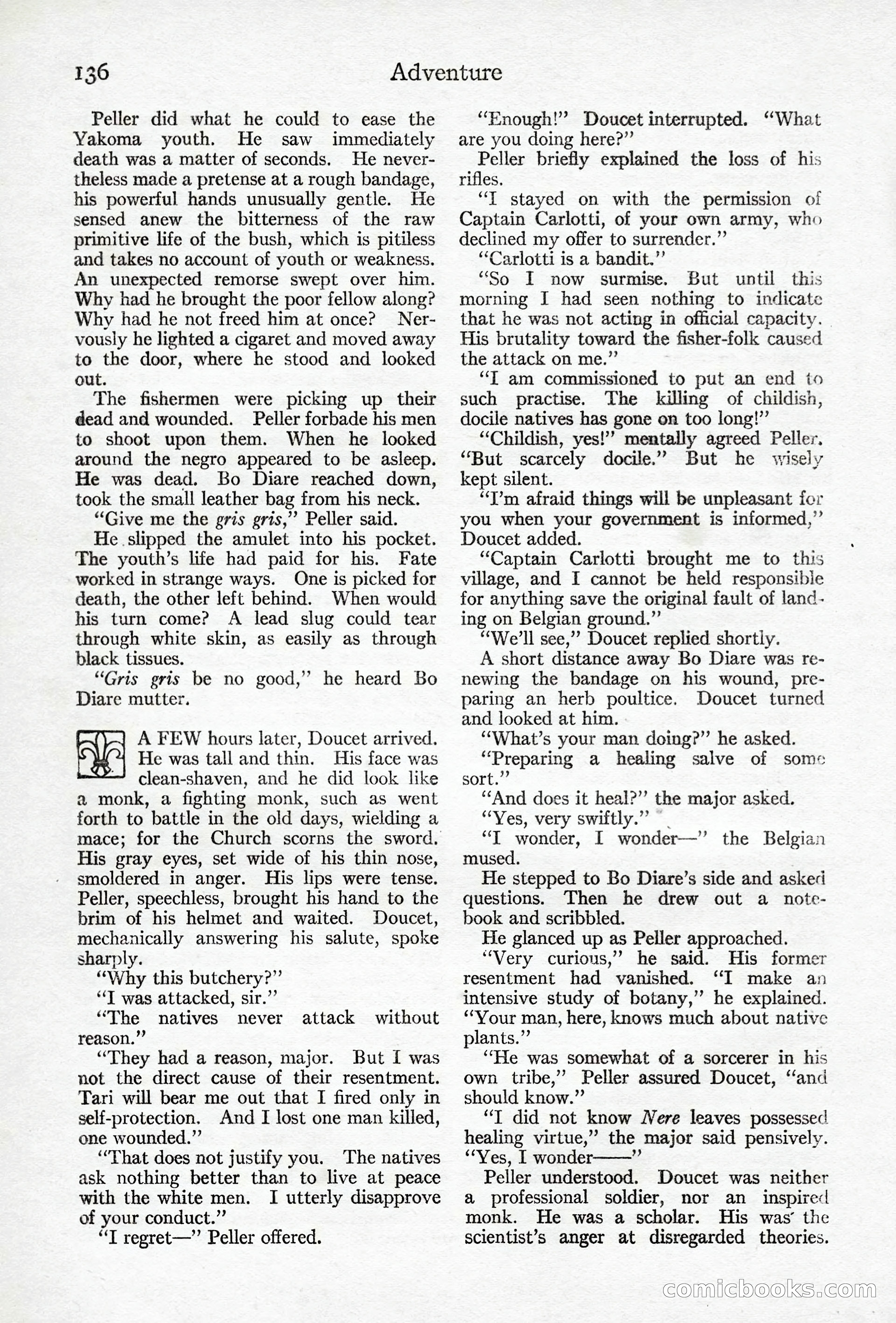 Adventure Magazine, April 10, 1924 — page 138 of 196