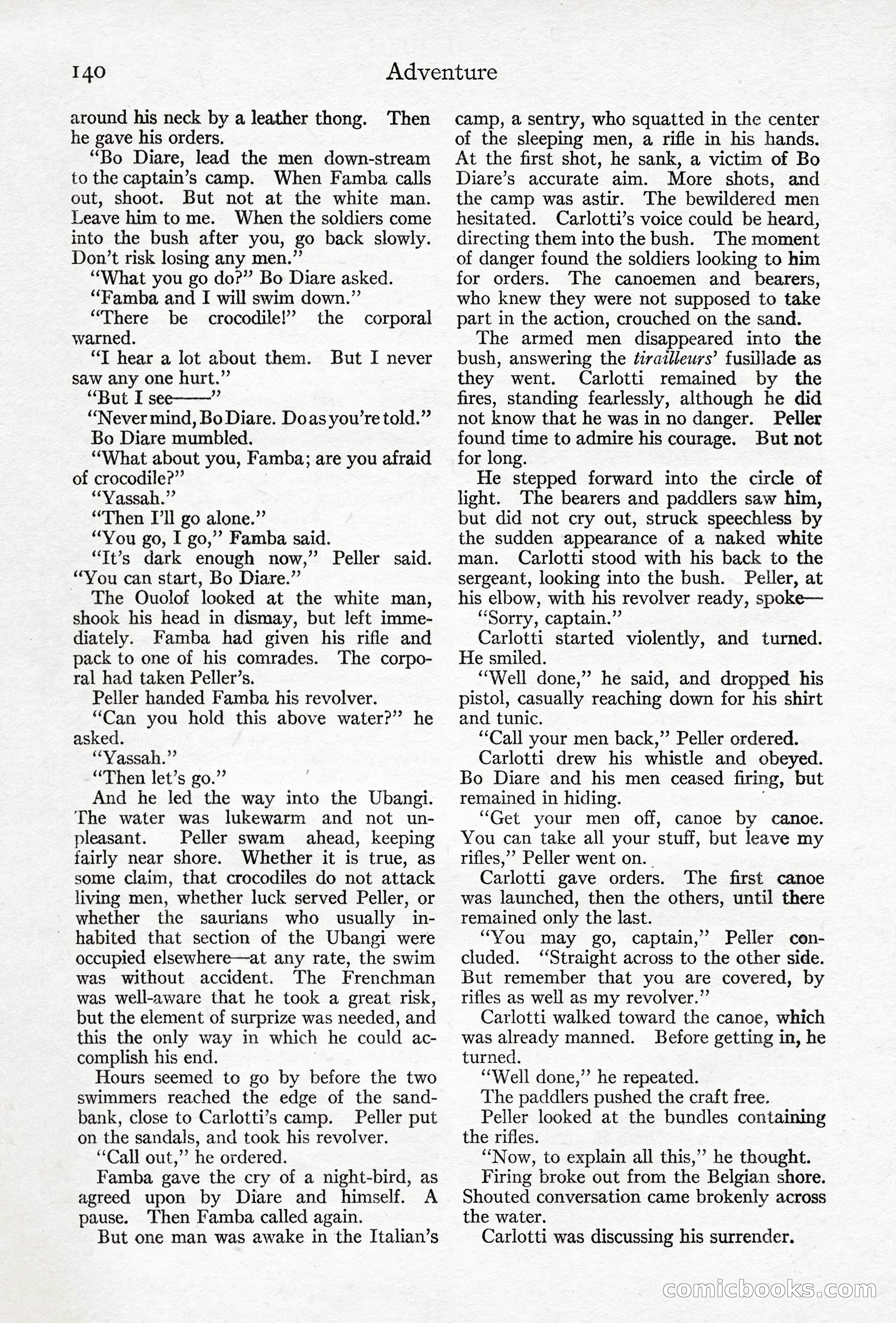 Adventure Magazine, April 10, 1924 — page 142 of 196
