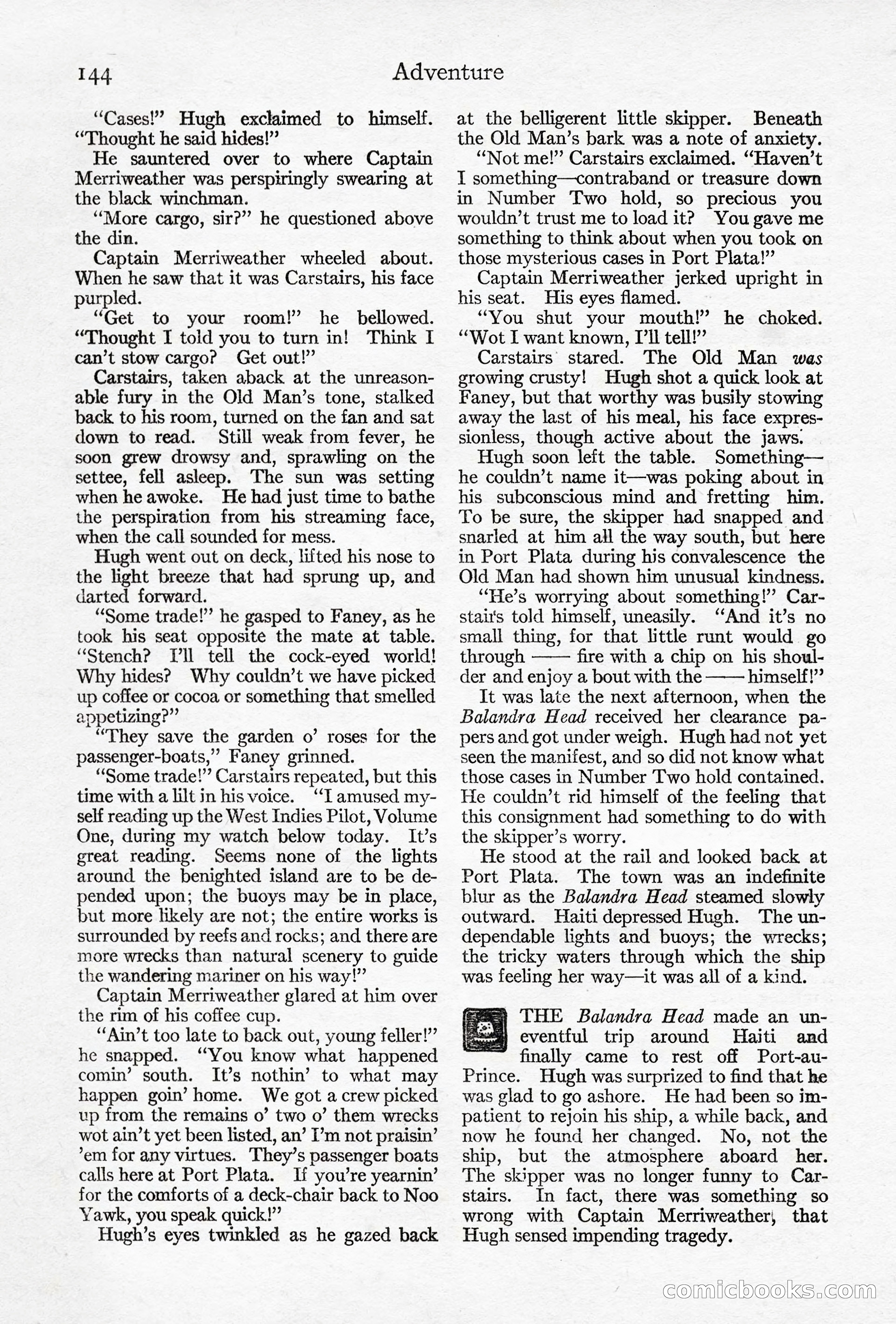 Adventure Magazine, April 10, 1924 — page 146 of 196