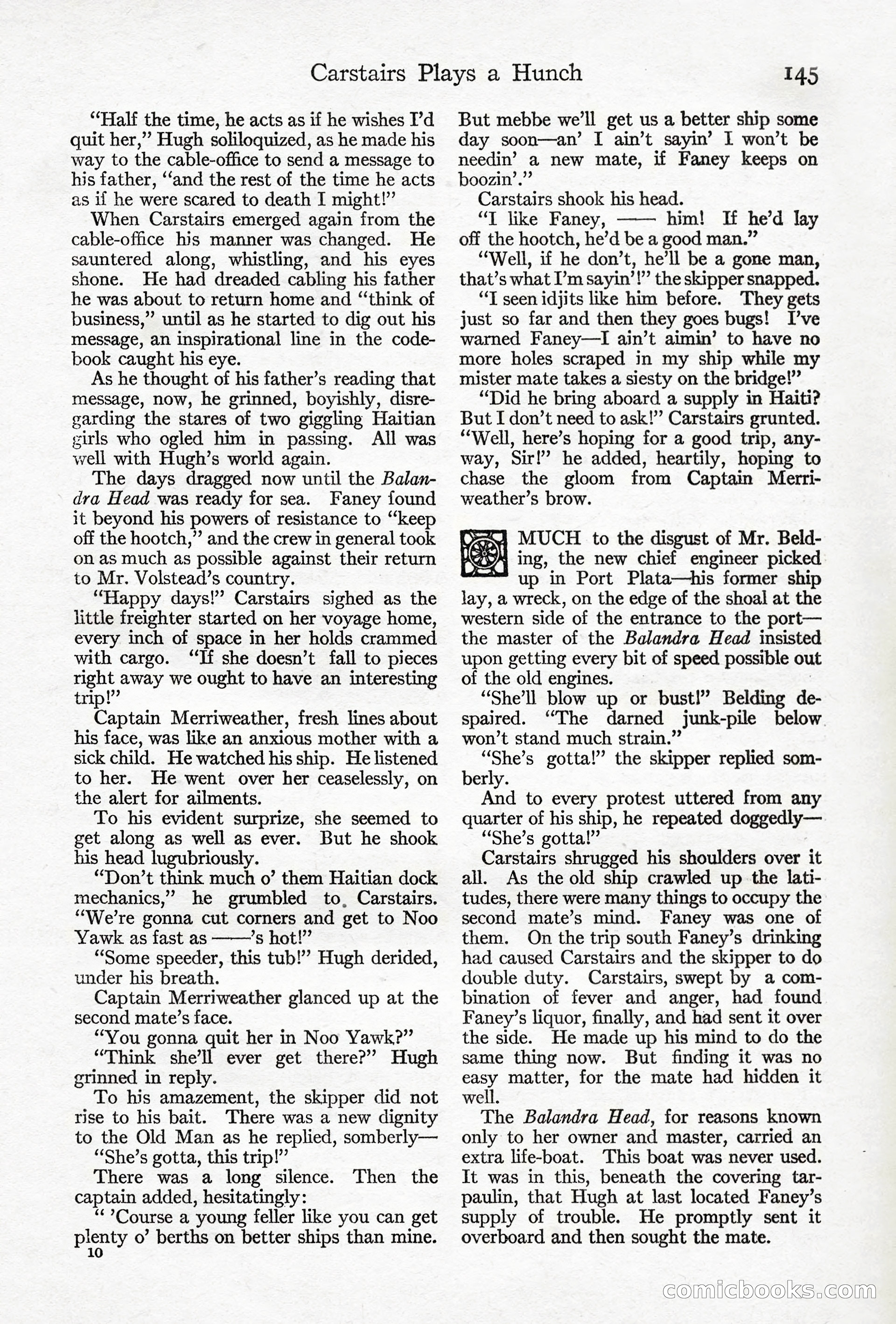Adventure Magazine, April 10, 1924 — page 147 of 196