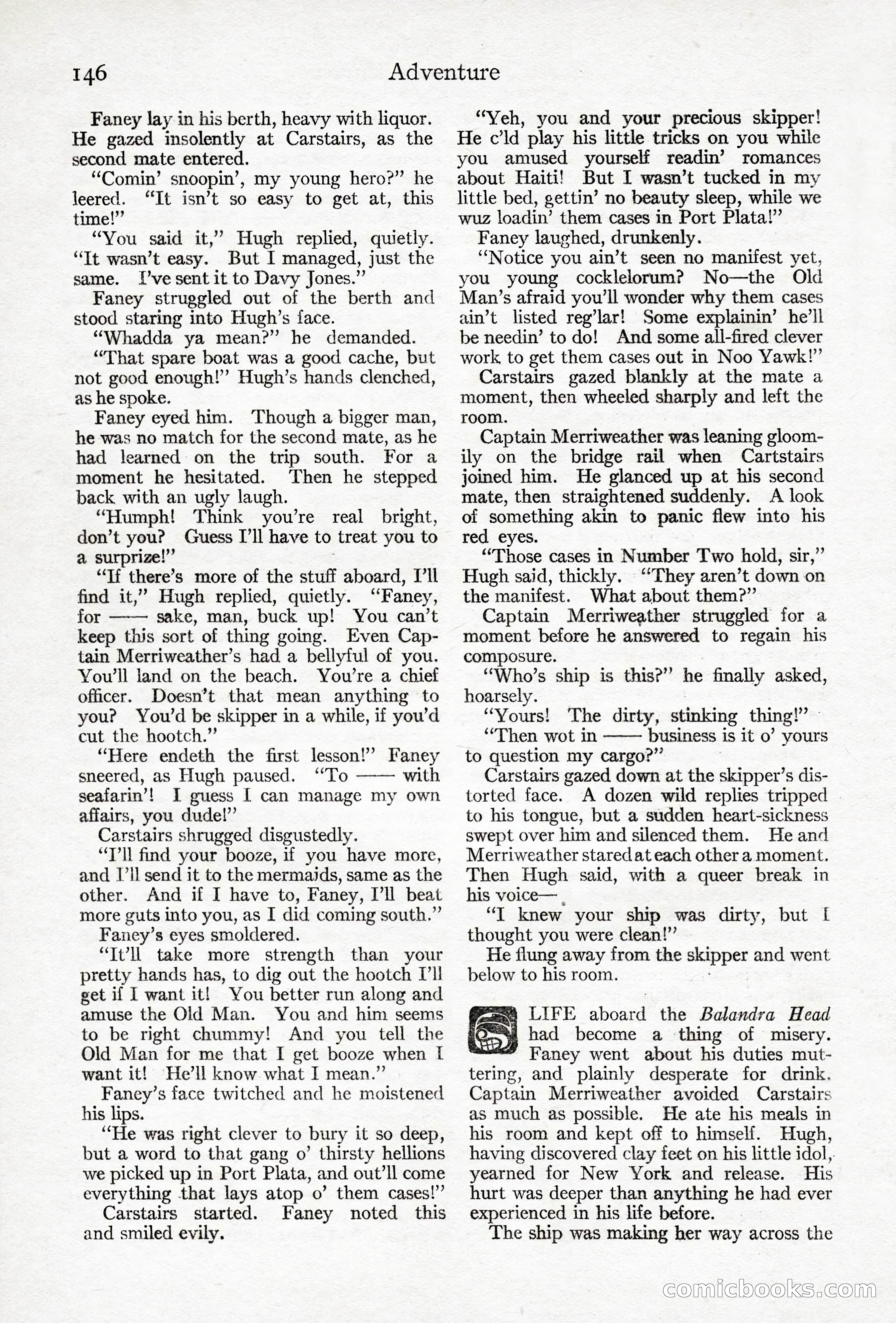 Adventure Magazine, April 10, 1924 — page 148 of 196