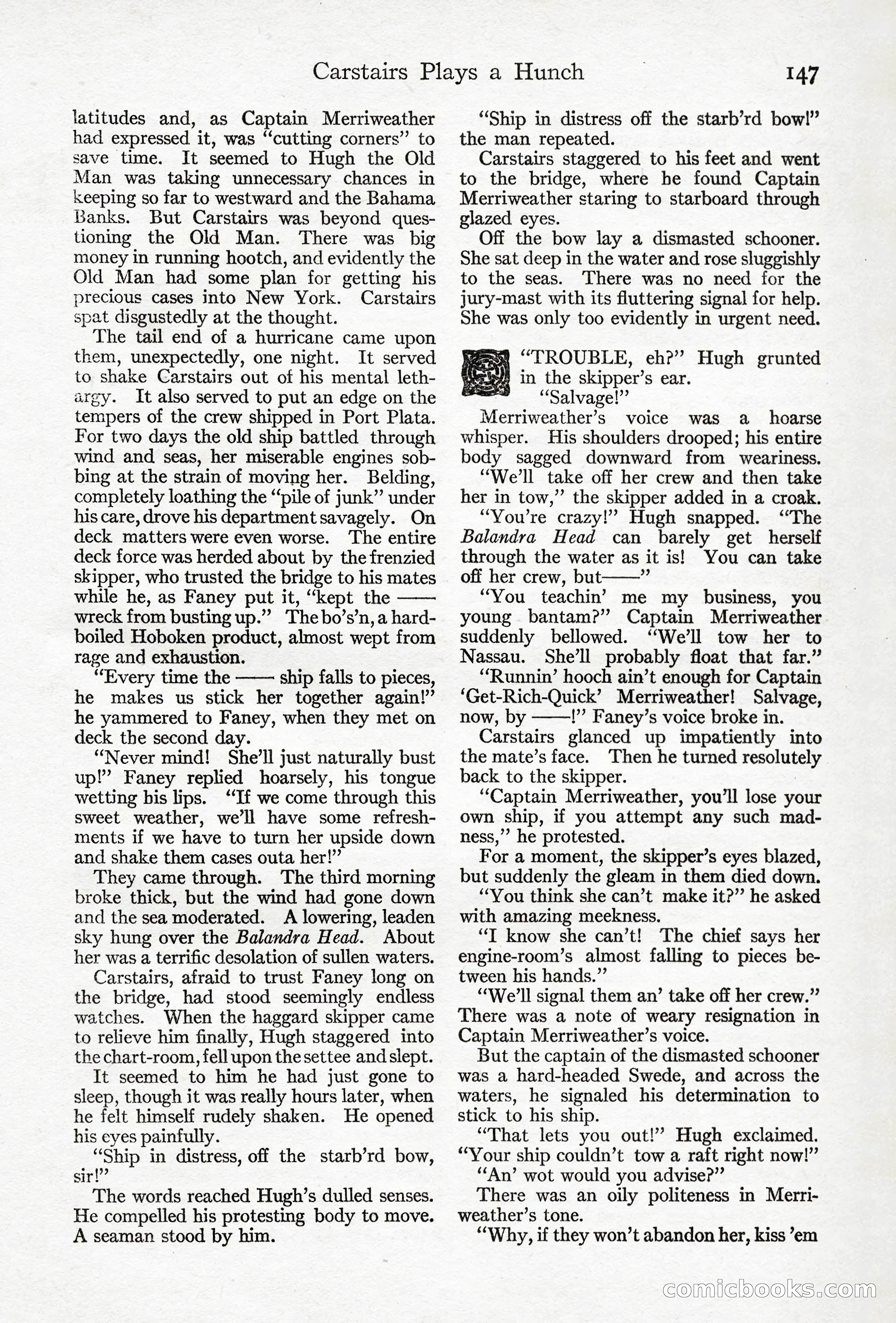 Adventure Magazine, April 10, 1924 — page 149 of 196