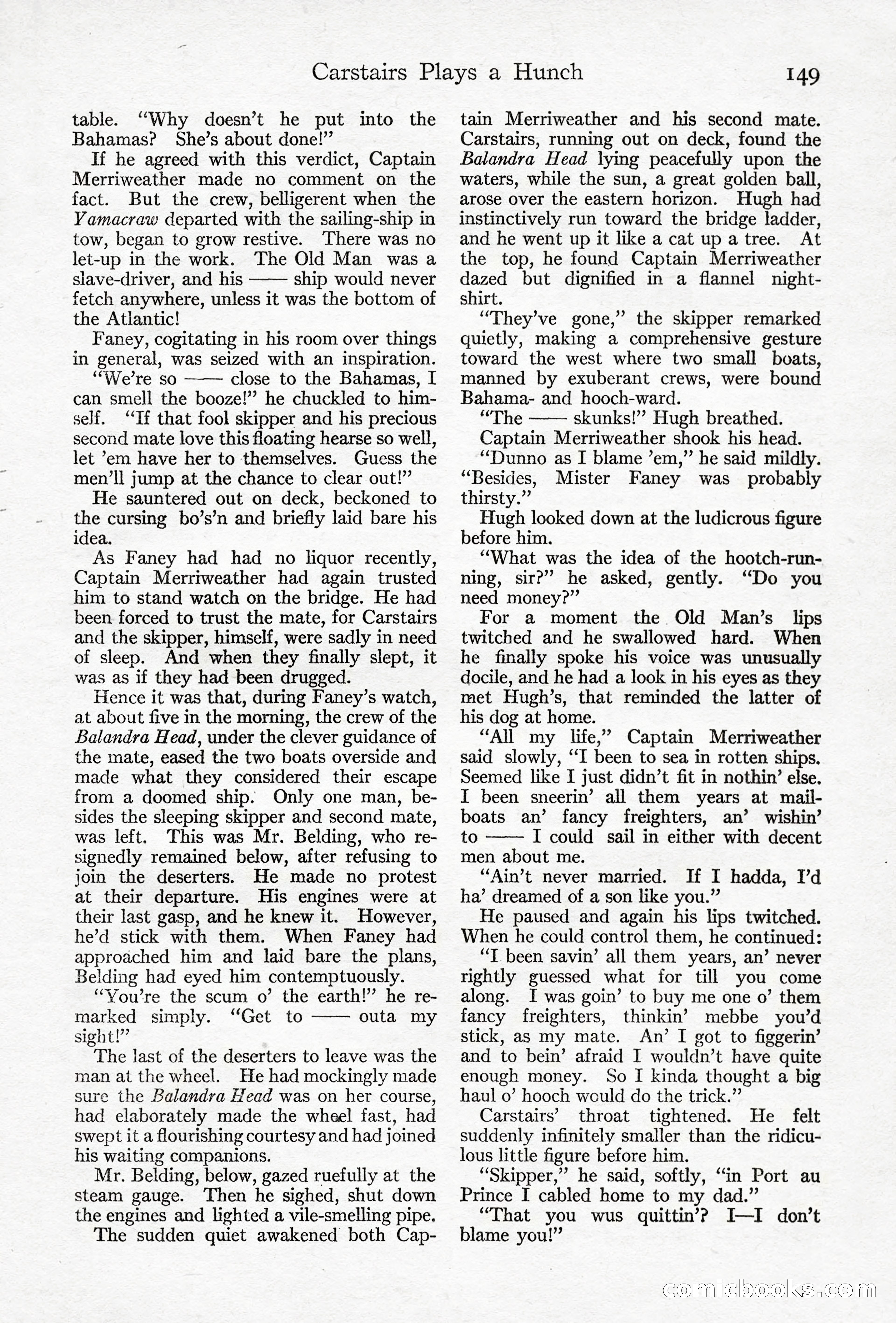 Adventure Magazine, April 10, 1924 — page 151 of 196