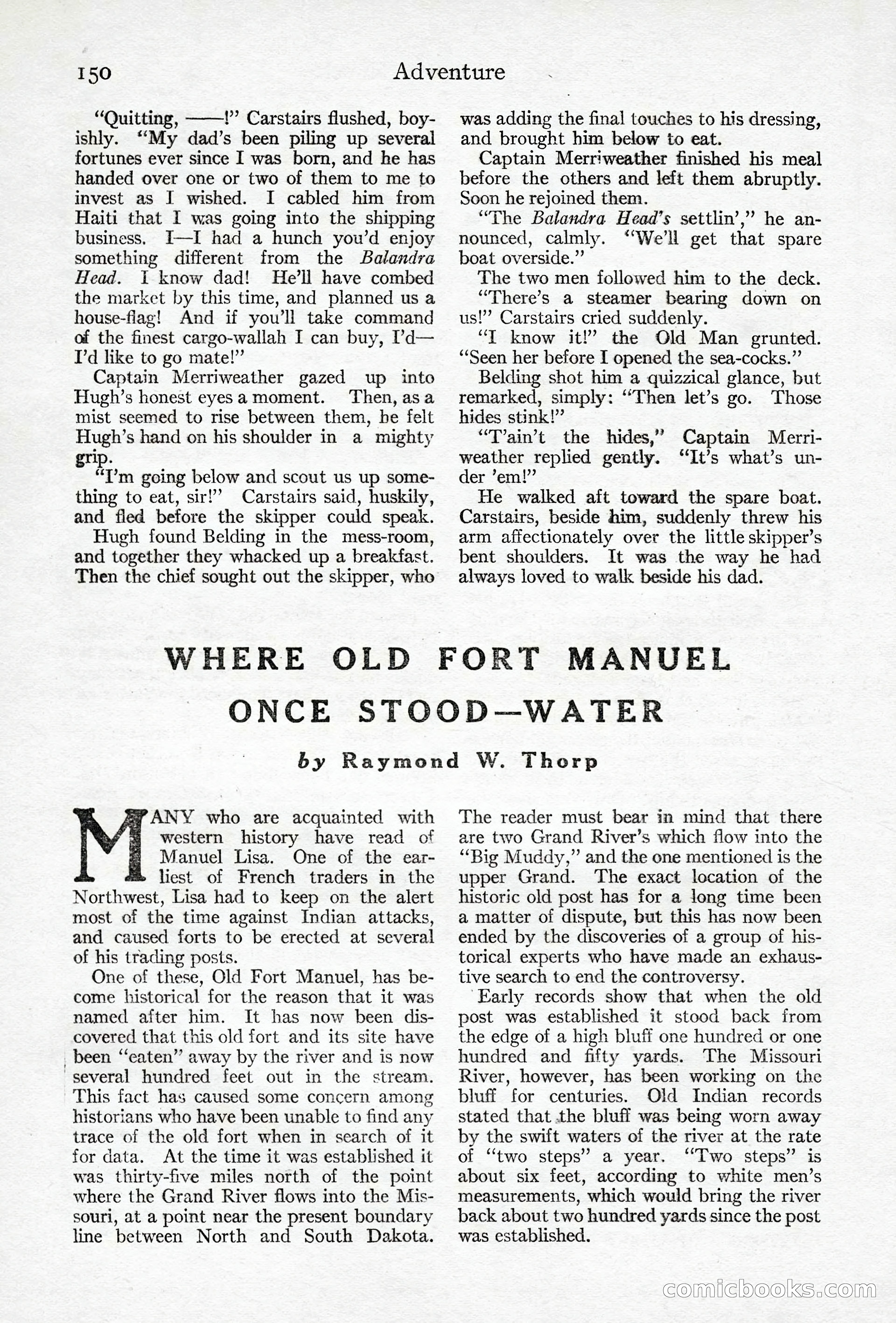 Adventure Magazine, April 10, 1924 — page 152 of 196