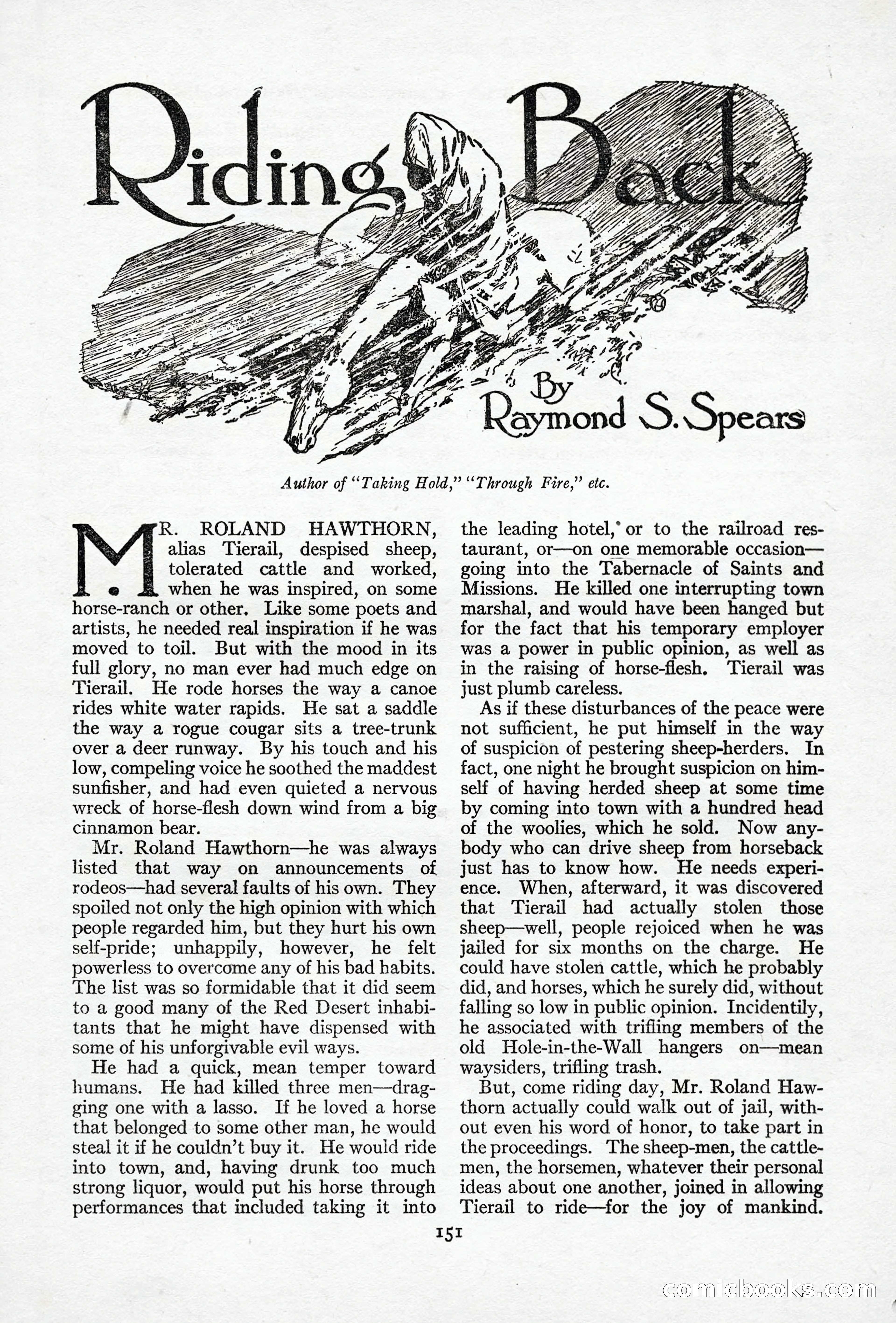 Adventure Magazine, April 10, 1924 — page 153 of 196