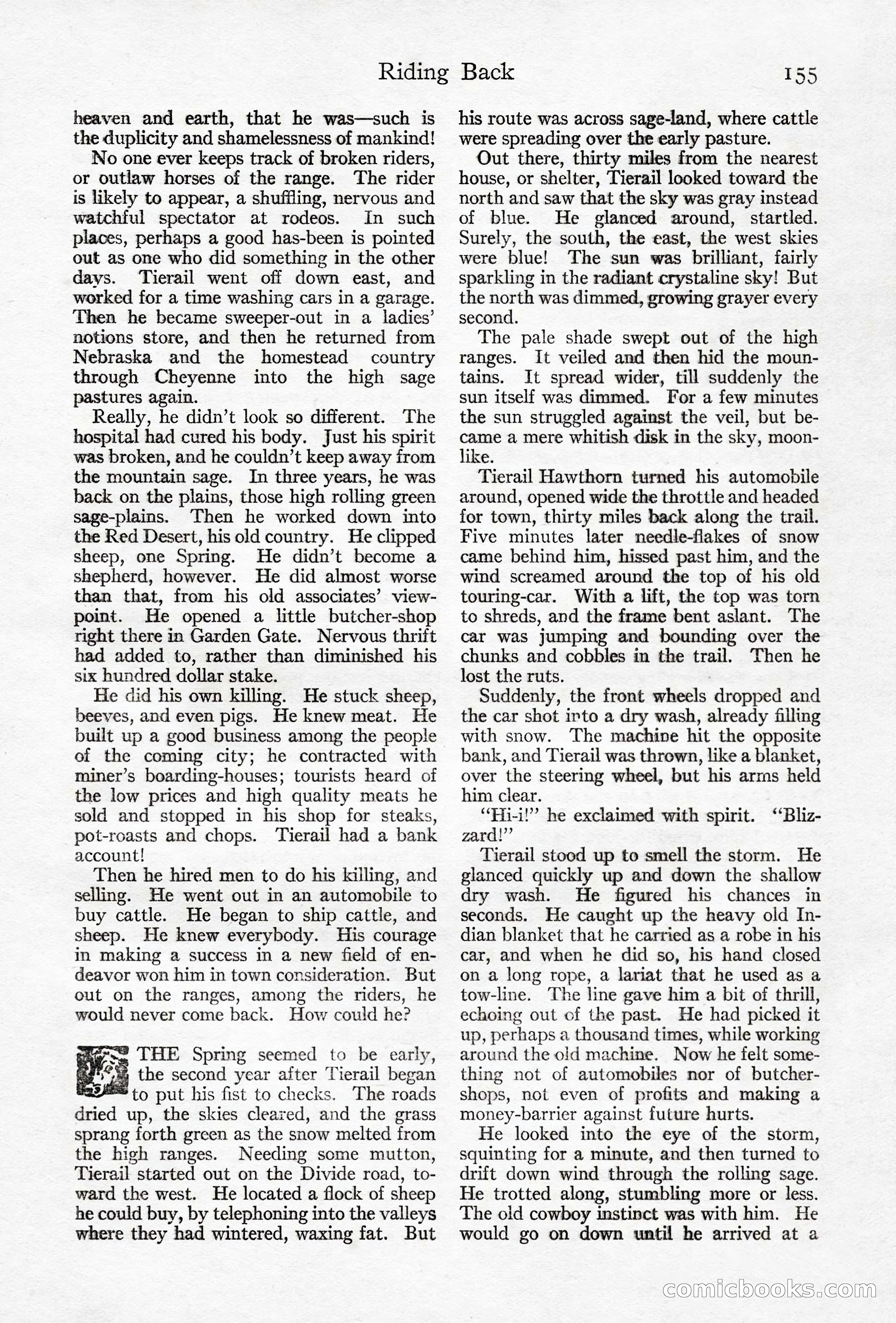 Adventure Magazine, April 10, 1924 — page 157 of 196
