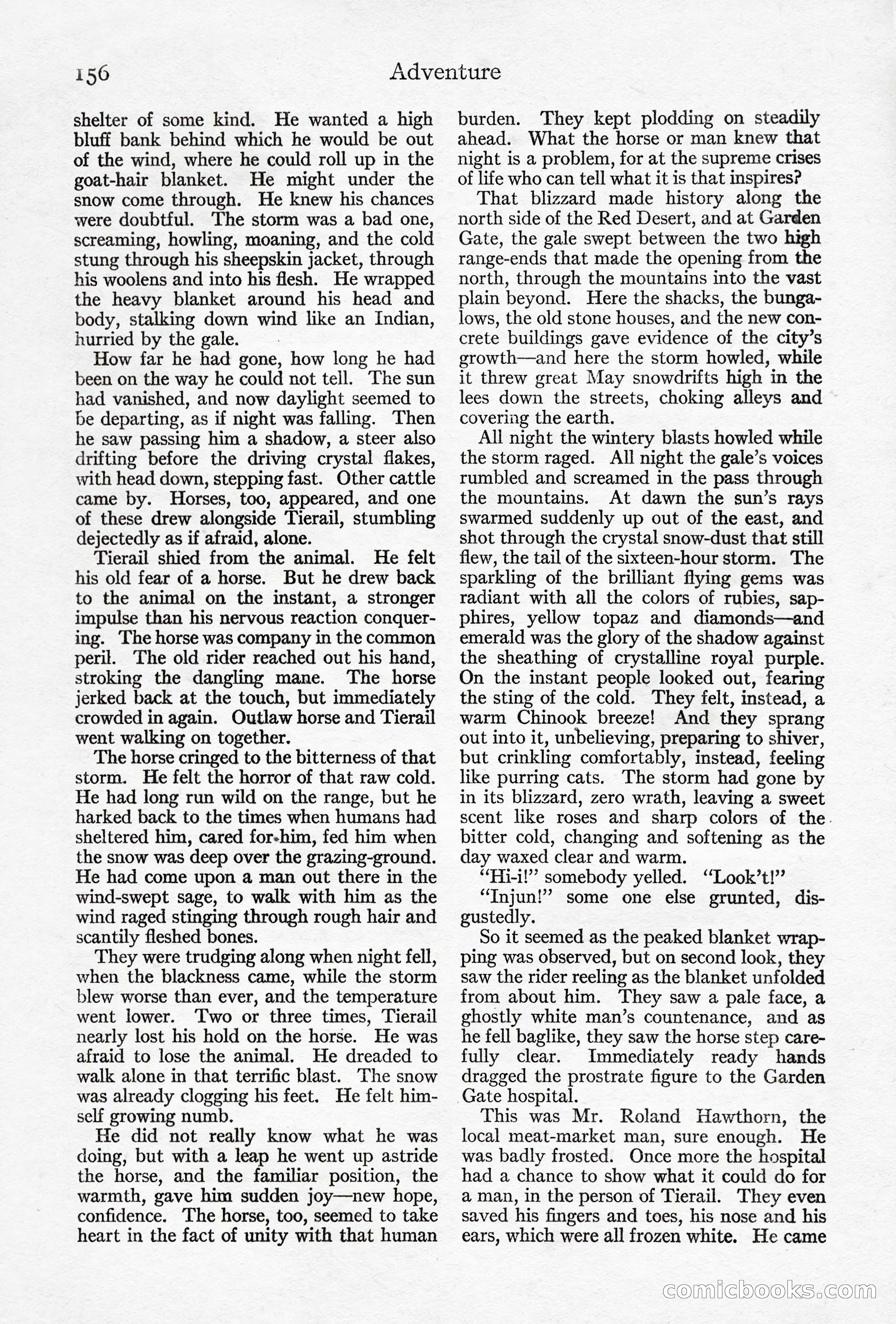 Adventure Magazine, April 10, 1924 — page 158 of 196