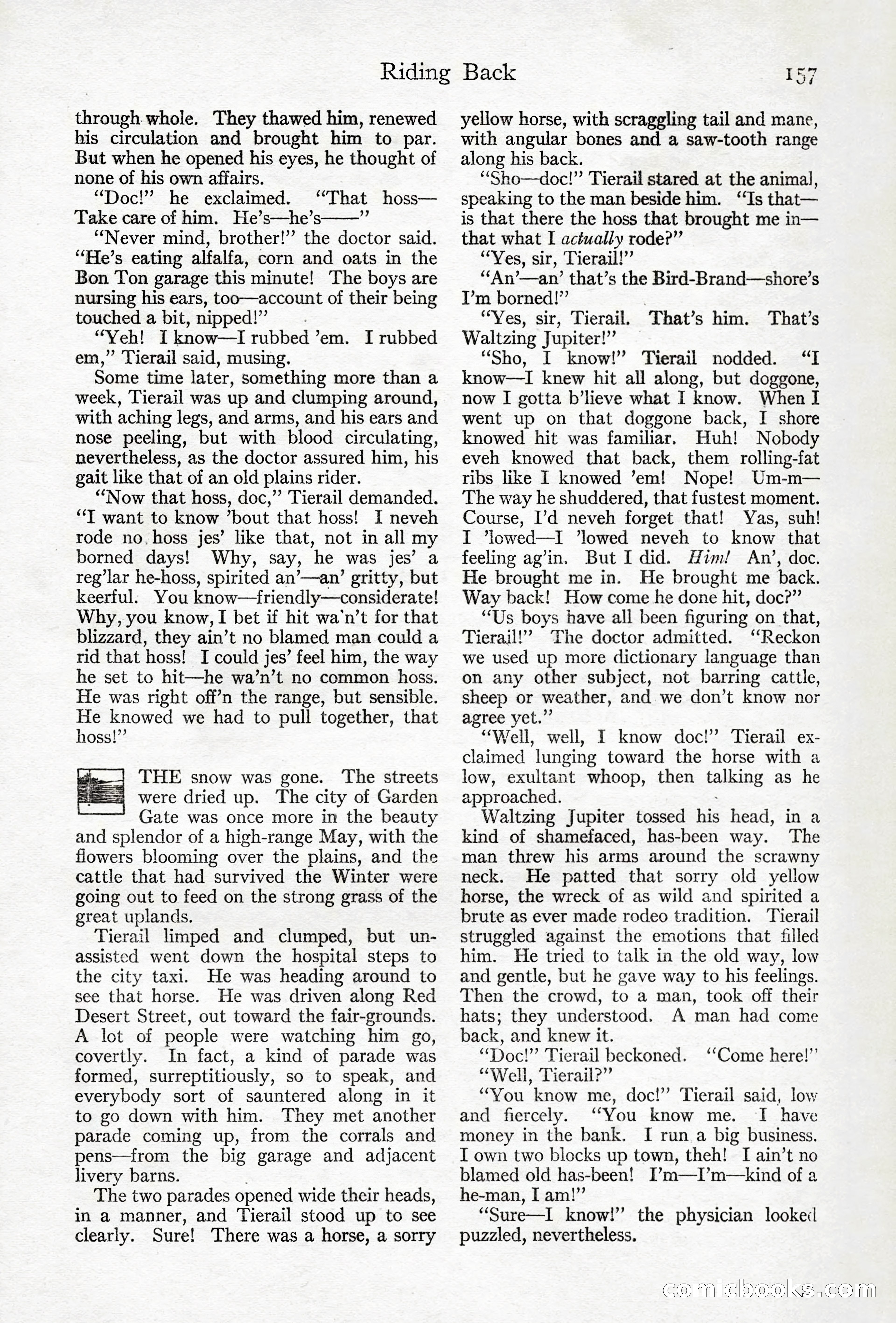 Adventure Magazine, April 10, 1924 — page 159 of 196