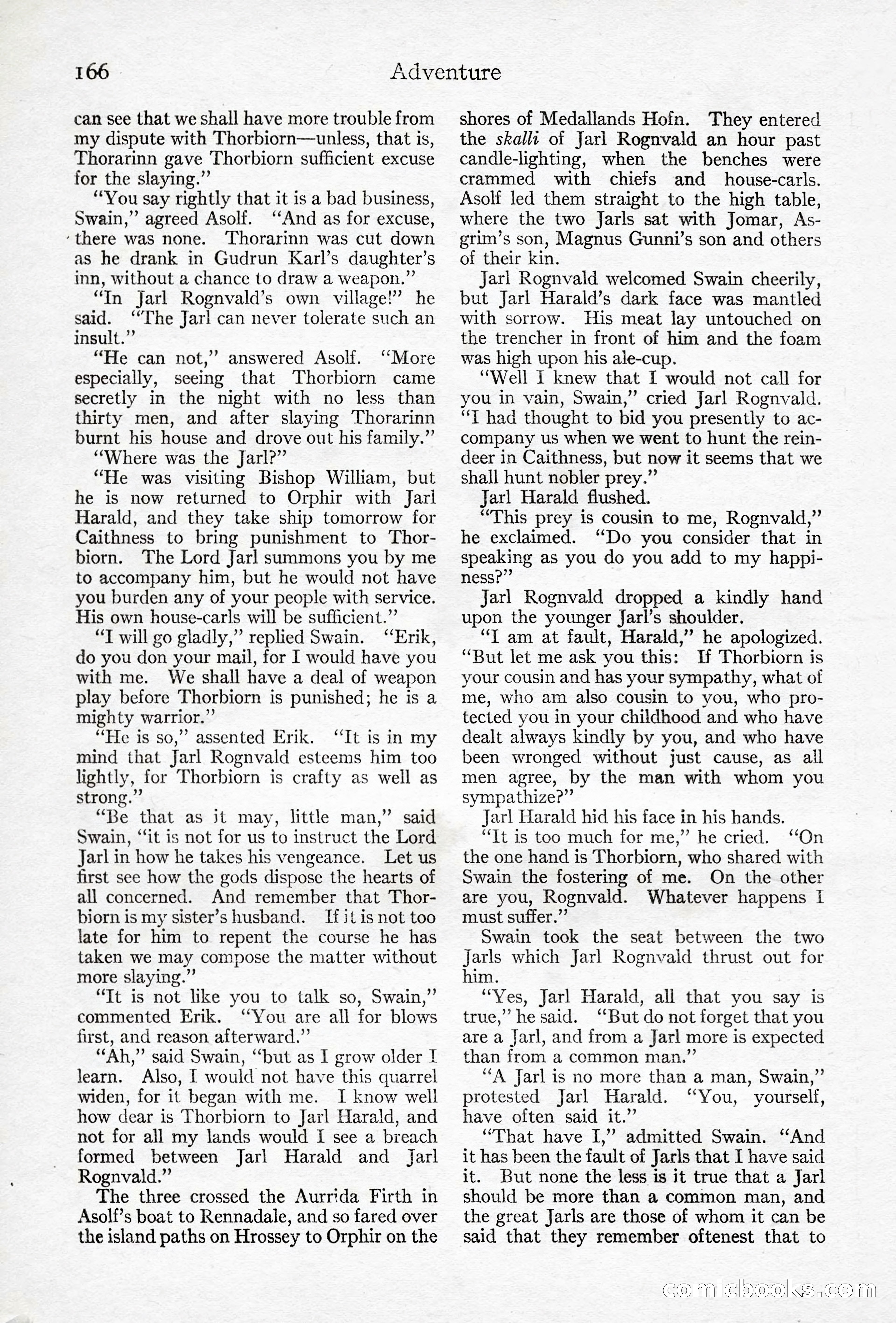 Adventure Magazine, April 10, 1924 — page 168 of 196